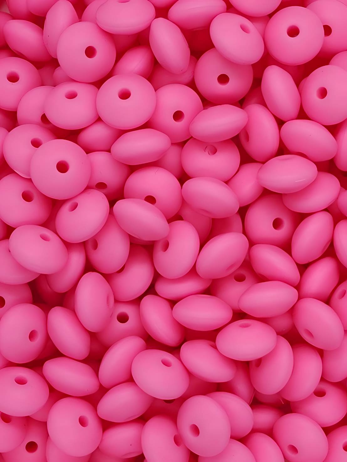 Cherry Blossom Silicone Lentil Beads