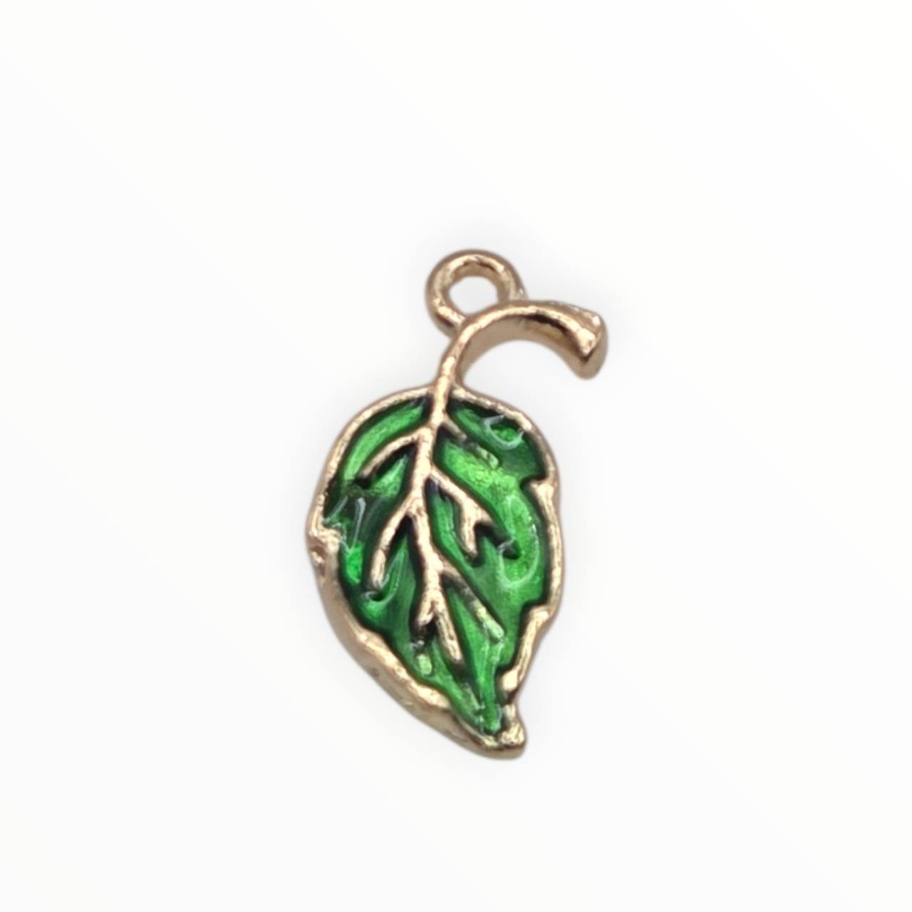 Green Leaf Charms