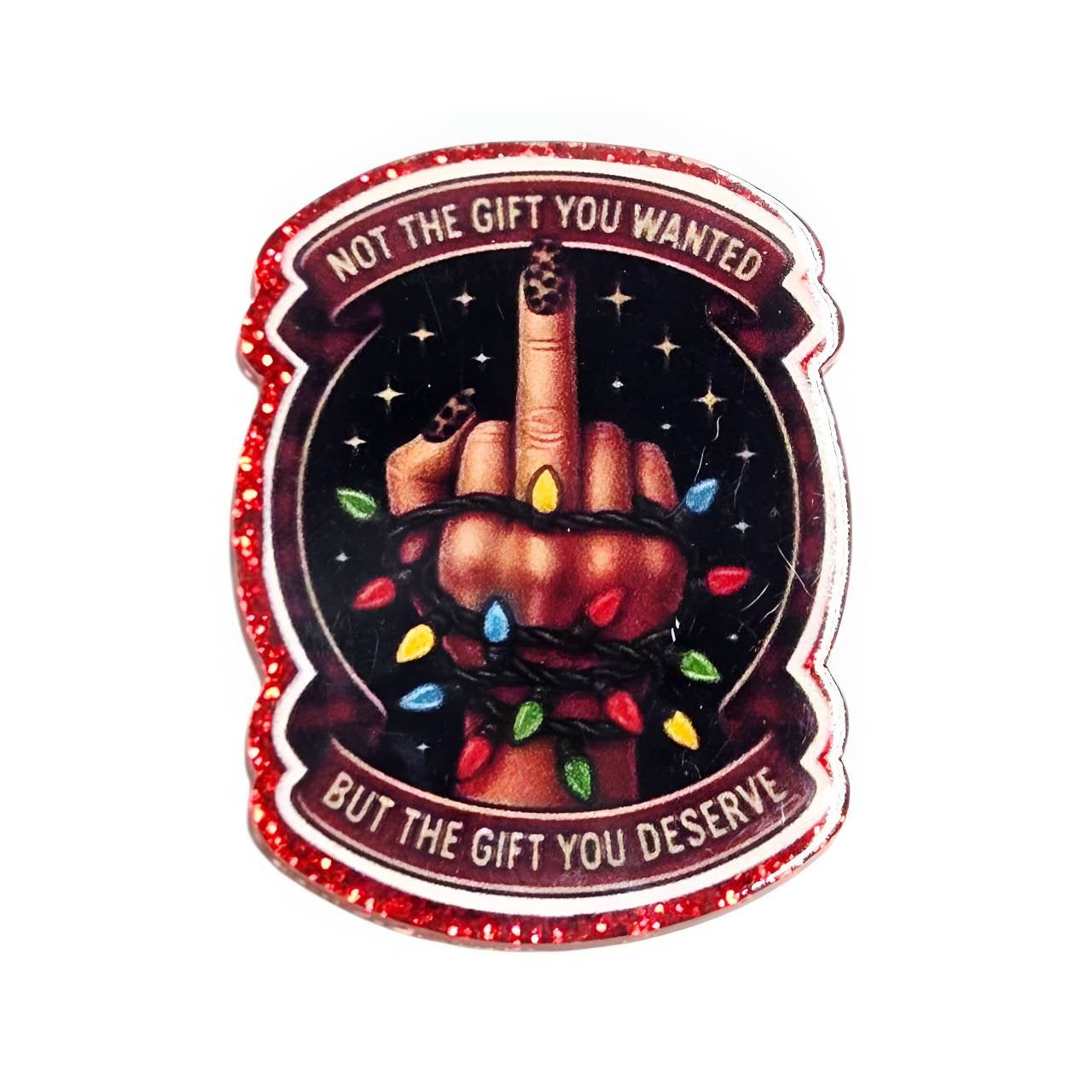 Gift you Deserve~ Acrylic Flatbacks (Exclusive Bailey's Beads Design)