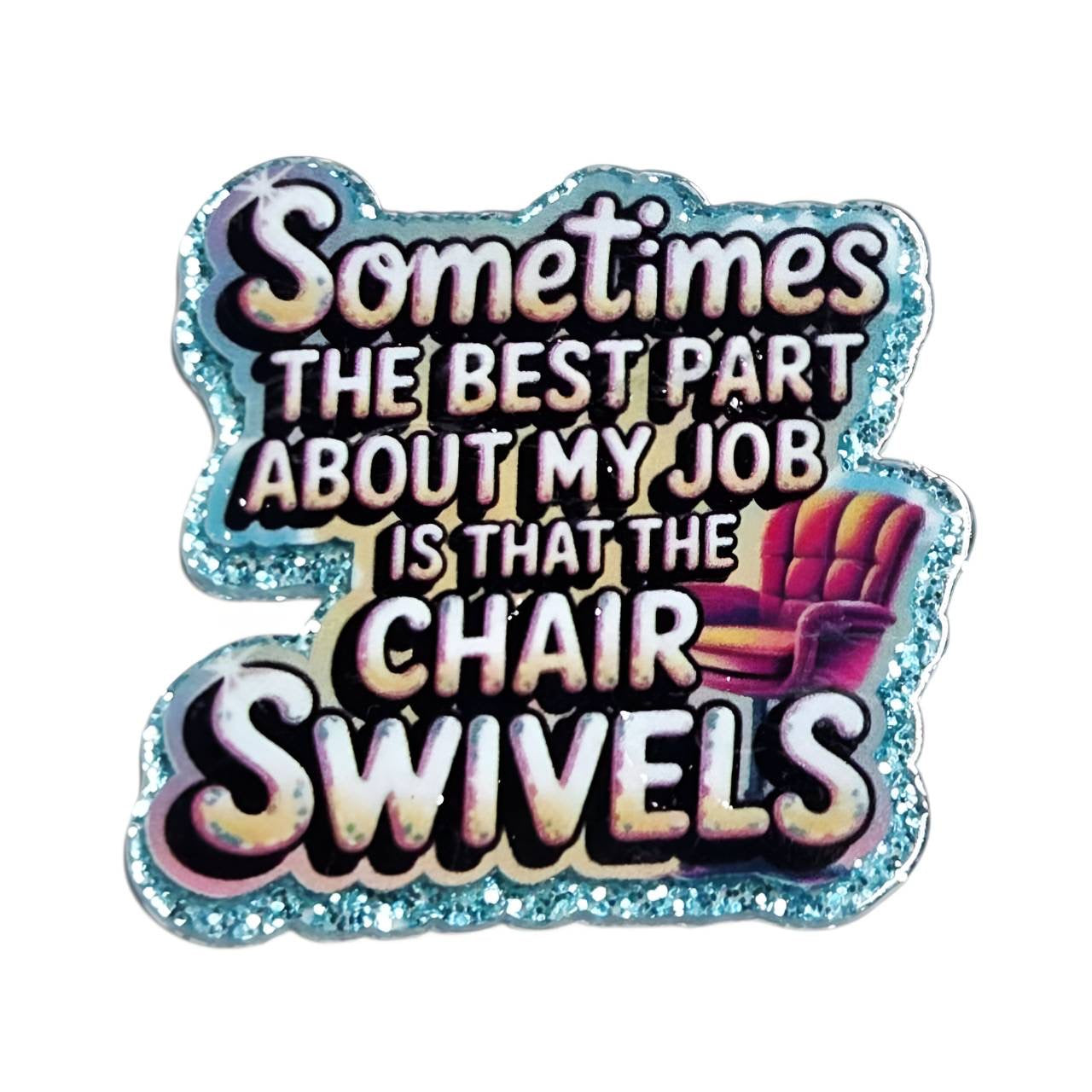 Best part of my Job ~ Acrylic Flatbacks (Exclusive Bailey's Beads Design)