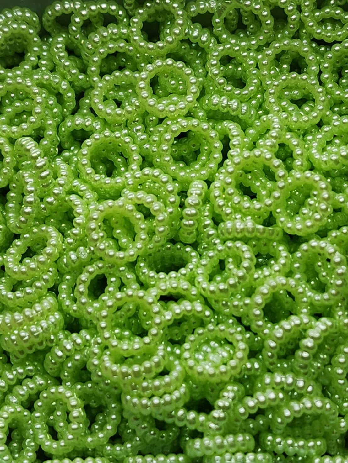 Green Pearl Spacers