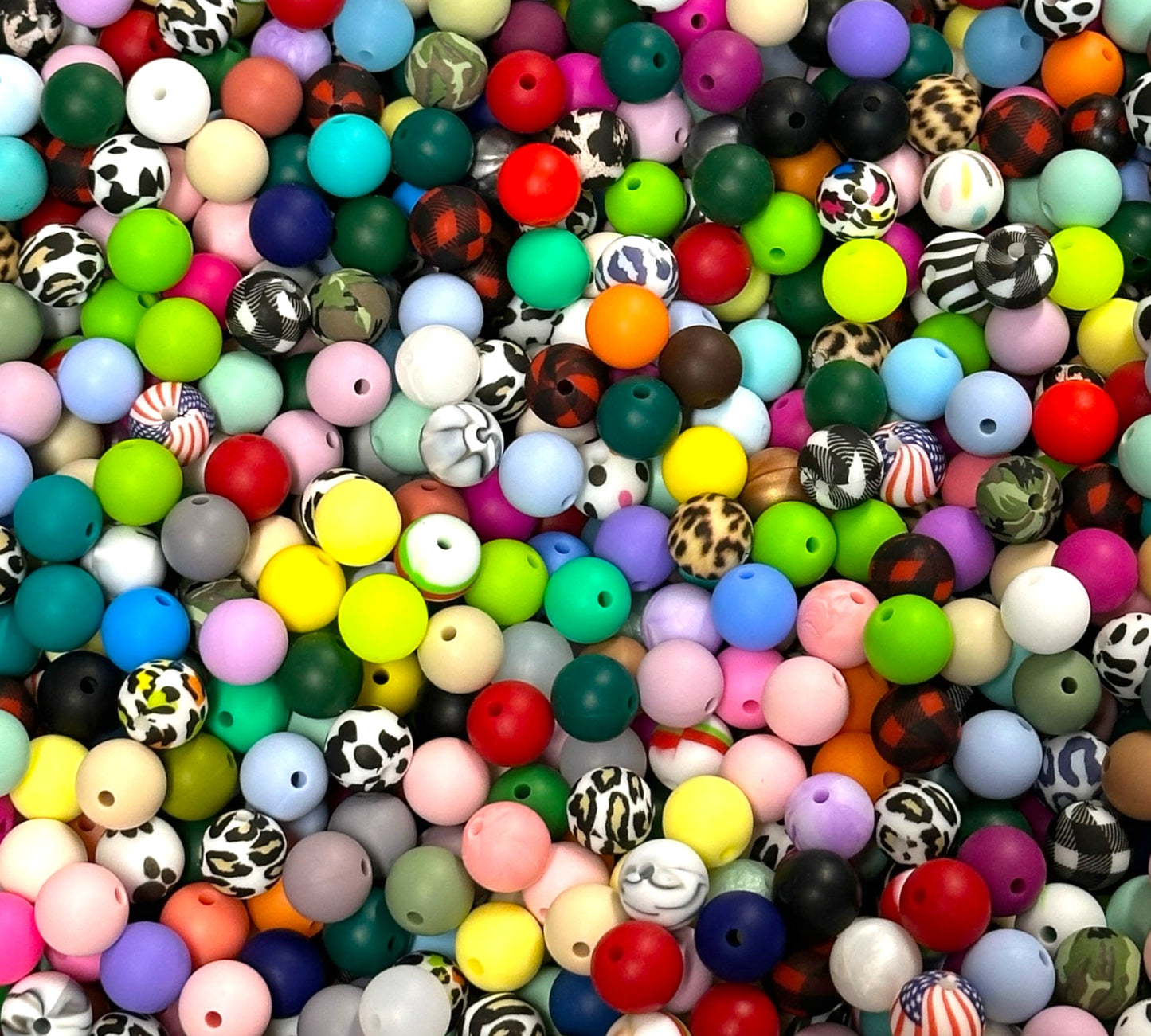 50 Ct 12mm Silicone Mix