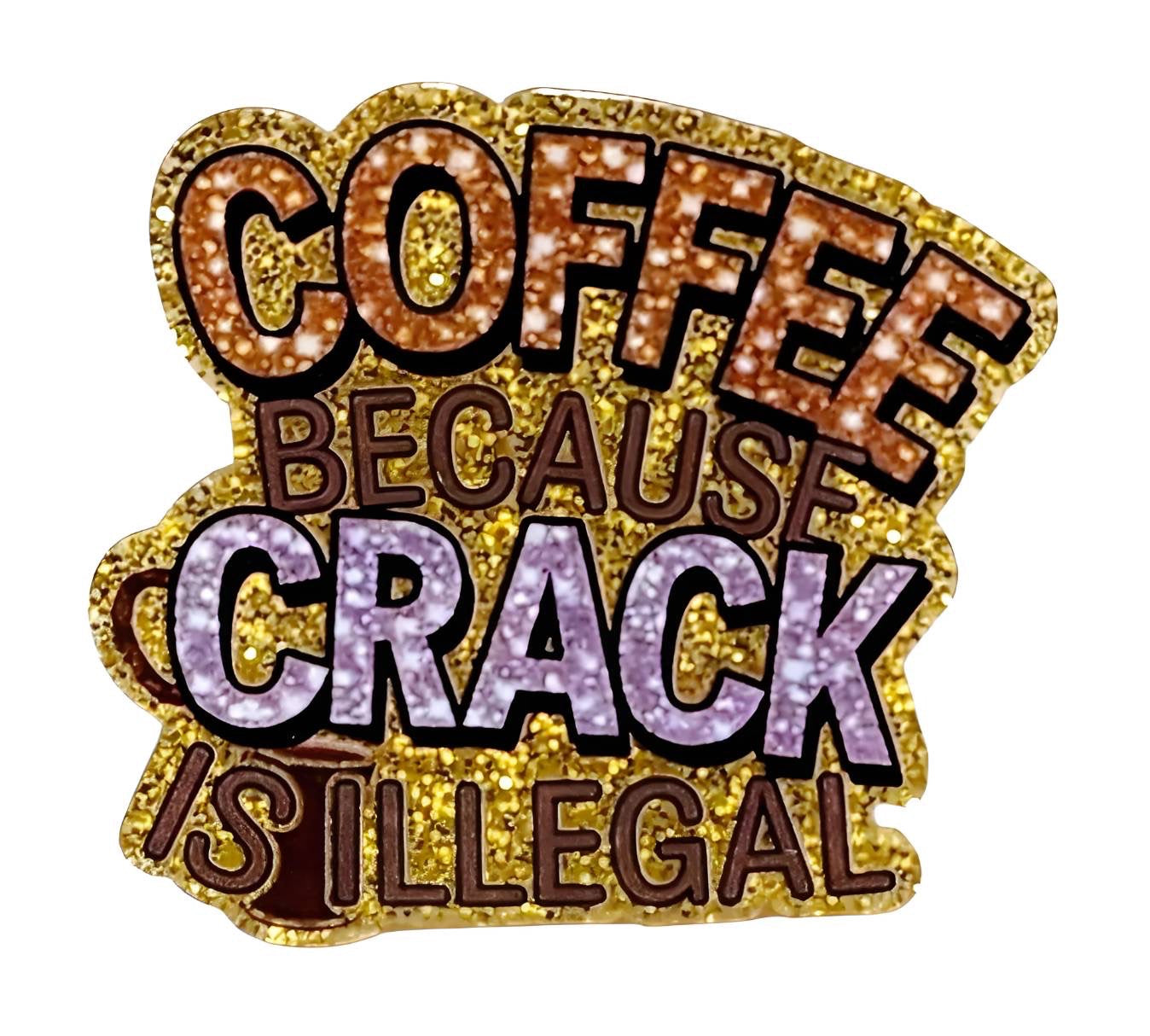 Coffee ~ Acrylic Flatbacks (Exclusive Bailey's Beads Design)