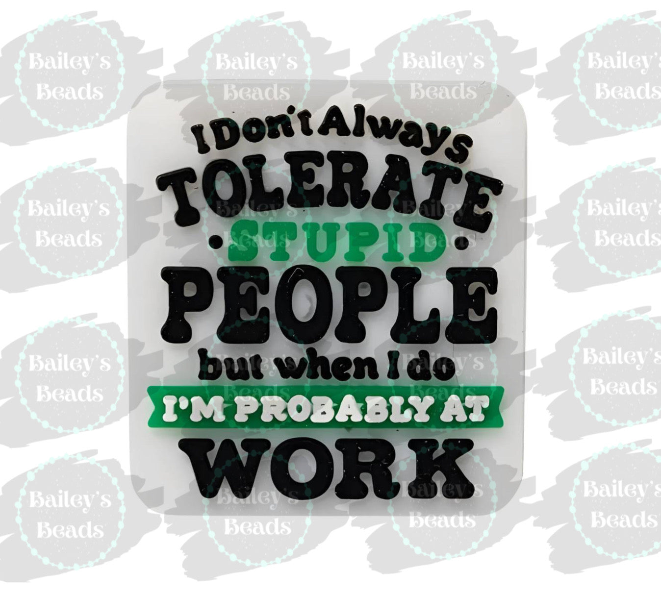 Stupid People Focal Beads (Exclusive)