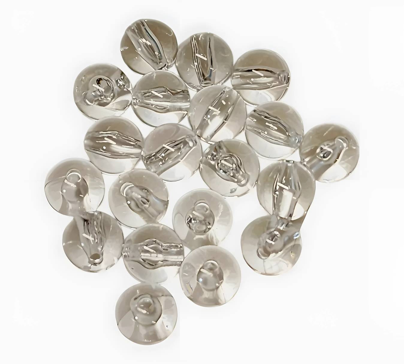 Clear Transparent *12mm* (Bubblegum Beads)