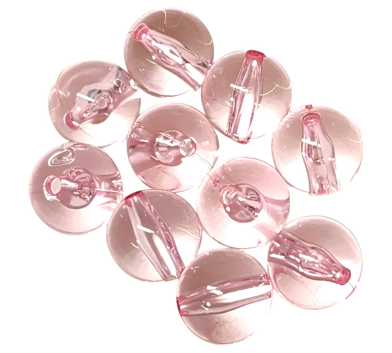 Light Pink Transparent *16mm* (Bubblegum Beads)