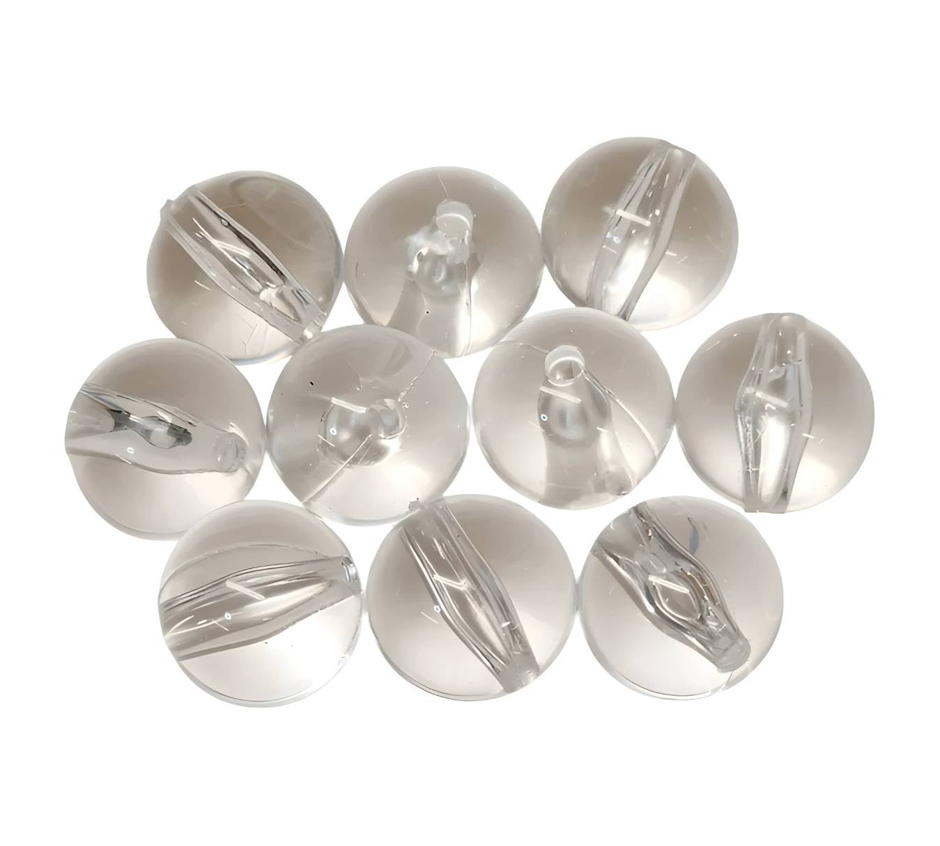 Clear Transparent *16mm* (Bubblegum Beads)