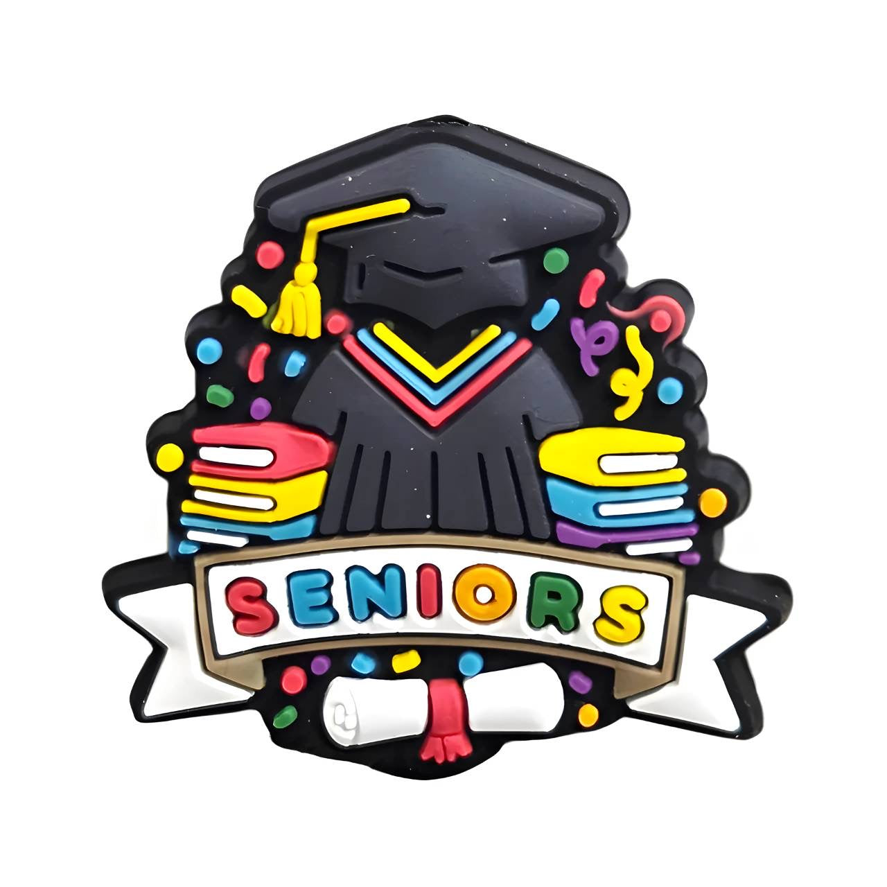 Seniors Silicone Focal Bead (Custom Design by Bailey's Beads)