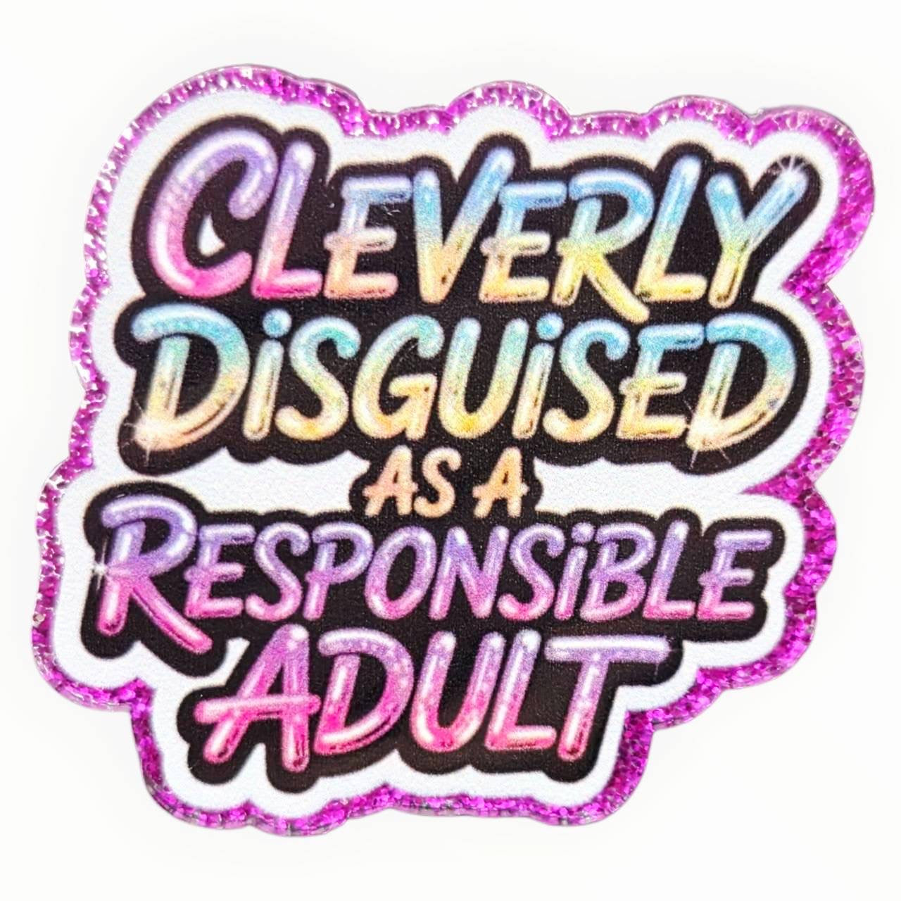 Cleverly Disguised~ Acrylic Flatbacks (Exclusive Bailey's Beads Design)