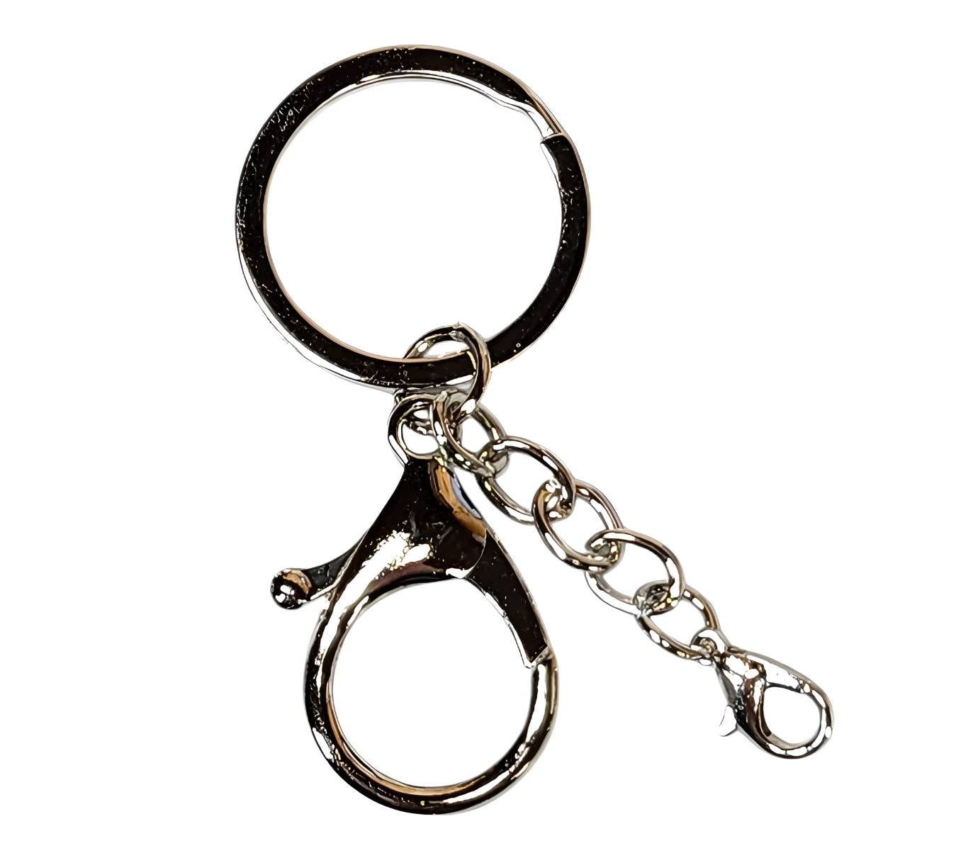 Silver Lobster Clasp Key Ring
