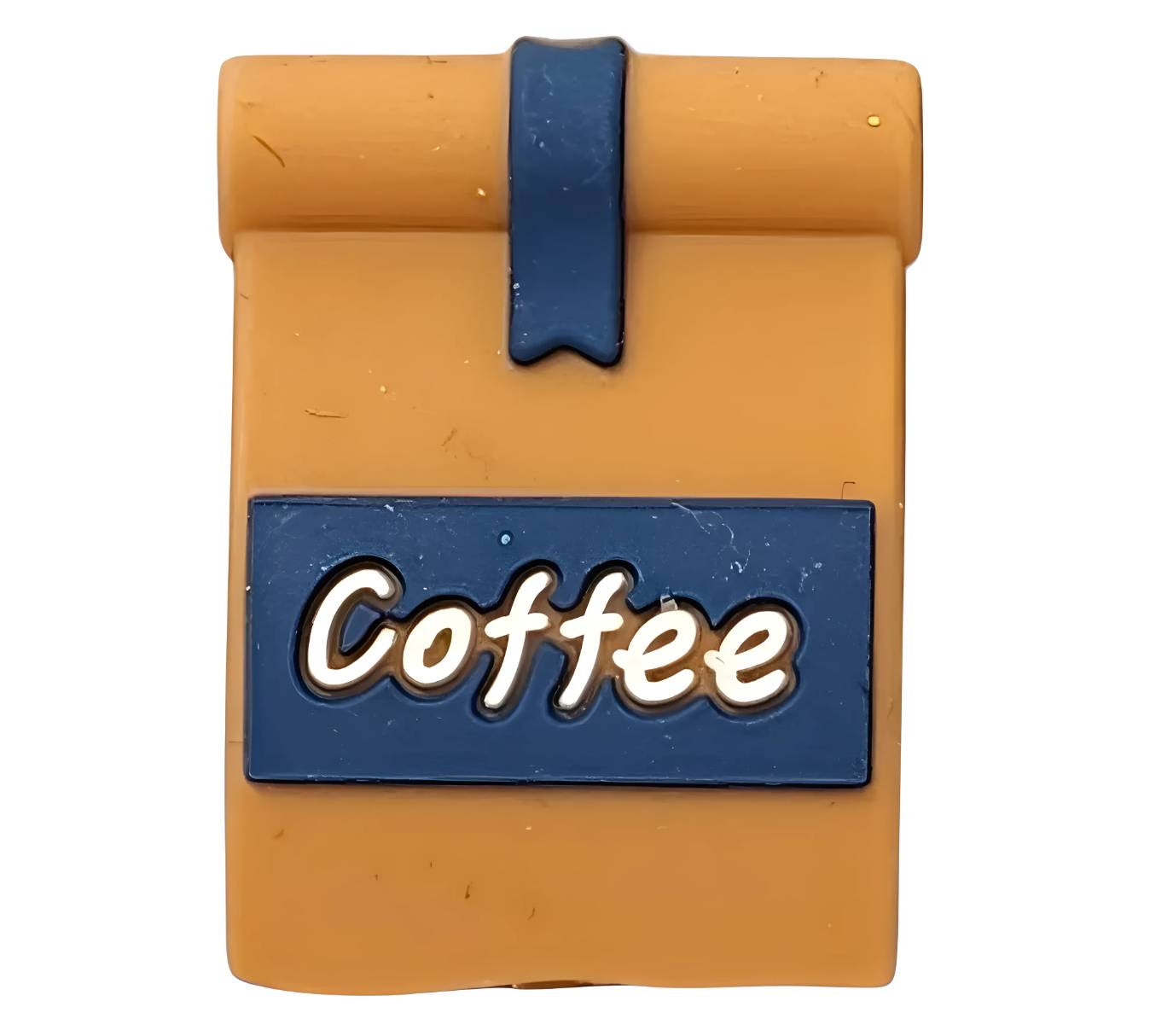 3D Coffee Bag Focal Beads