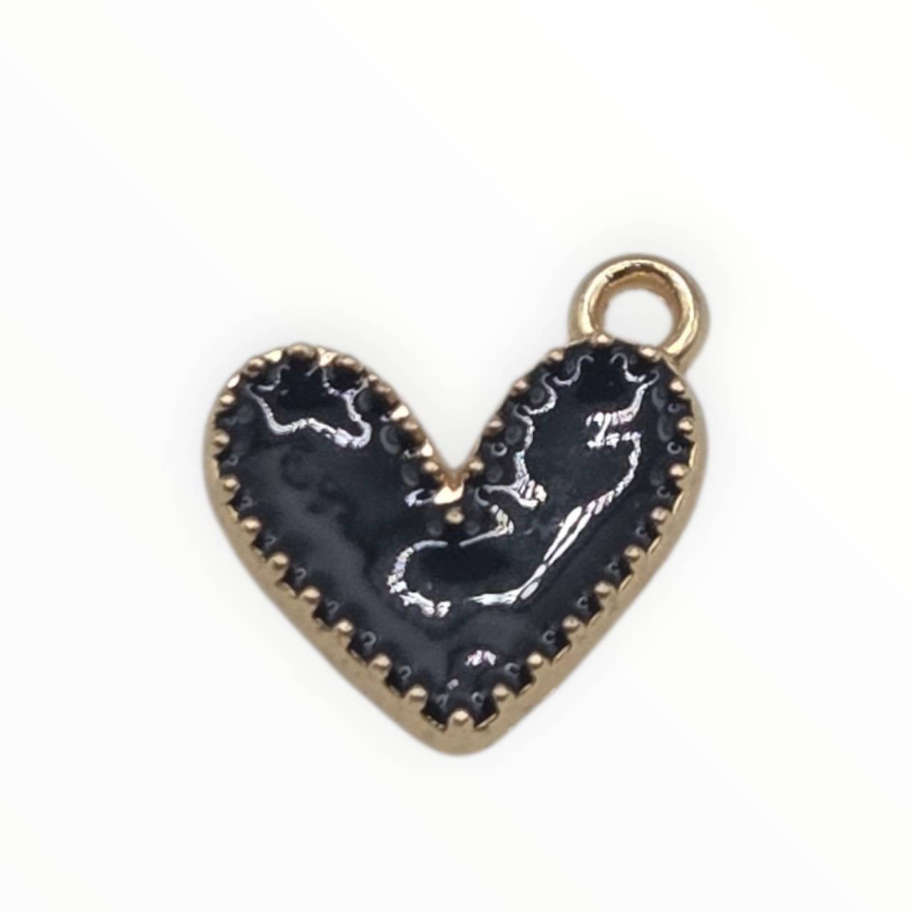 Black Heart Charms