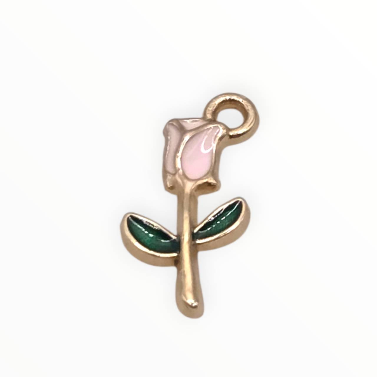 Pink Rose Charms