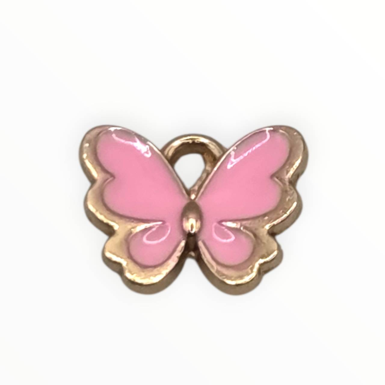 Pink Butterfly Charms