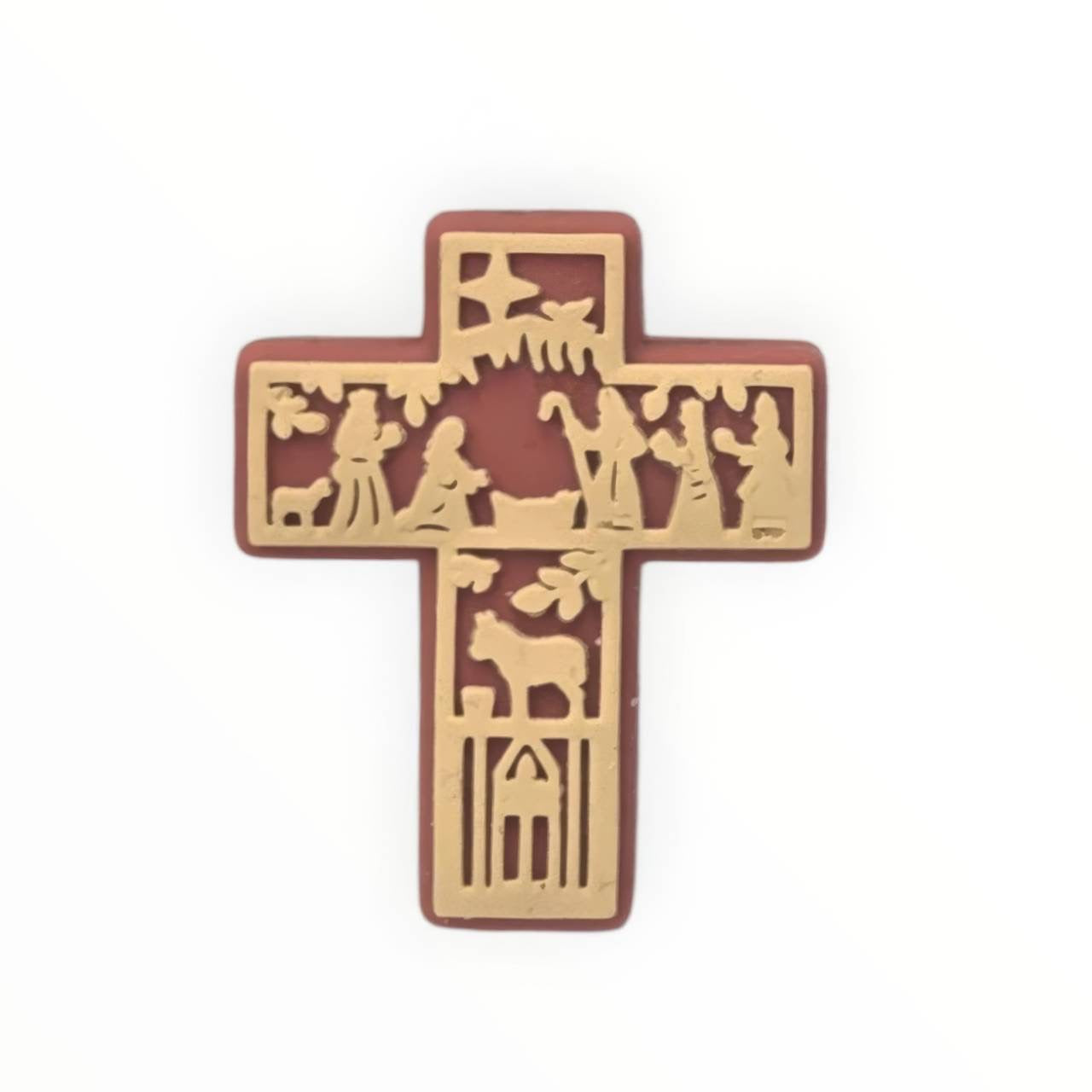 Heaven Sent Cross Silicone Focal Beads