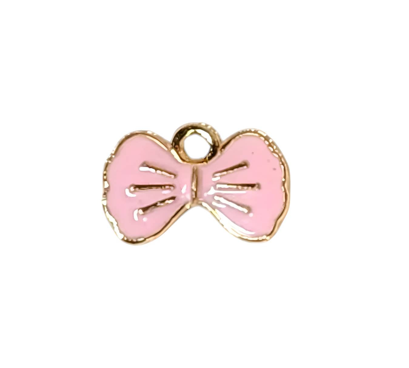 Blushing Bow Treasure Gold Plated Charms