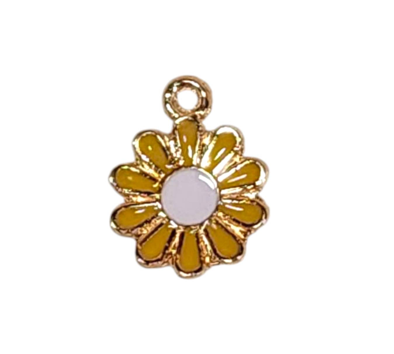 Golden Daisy Glow Gold Plated Charms