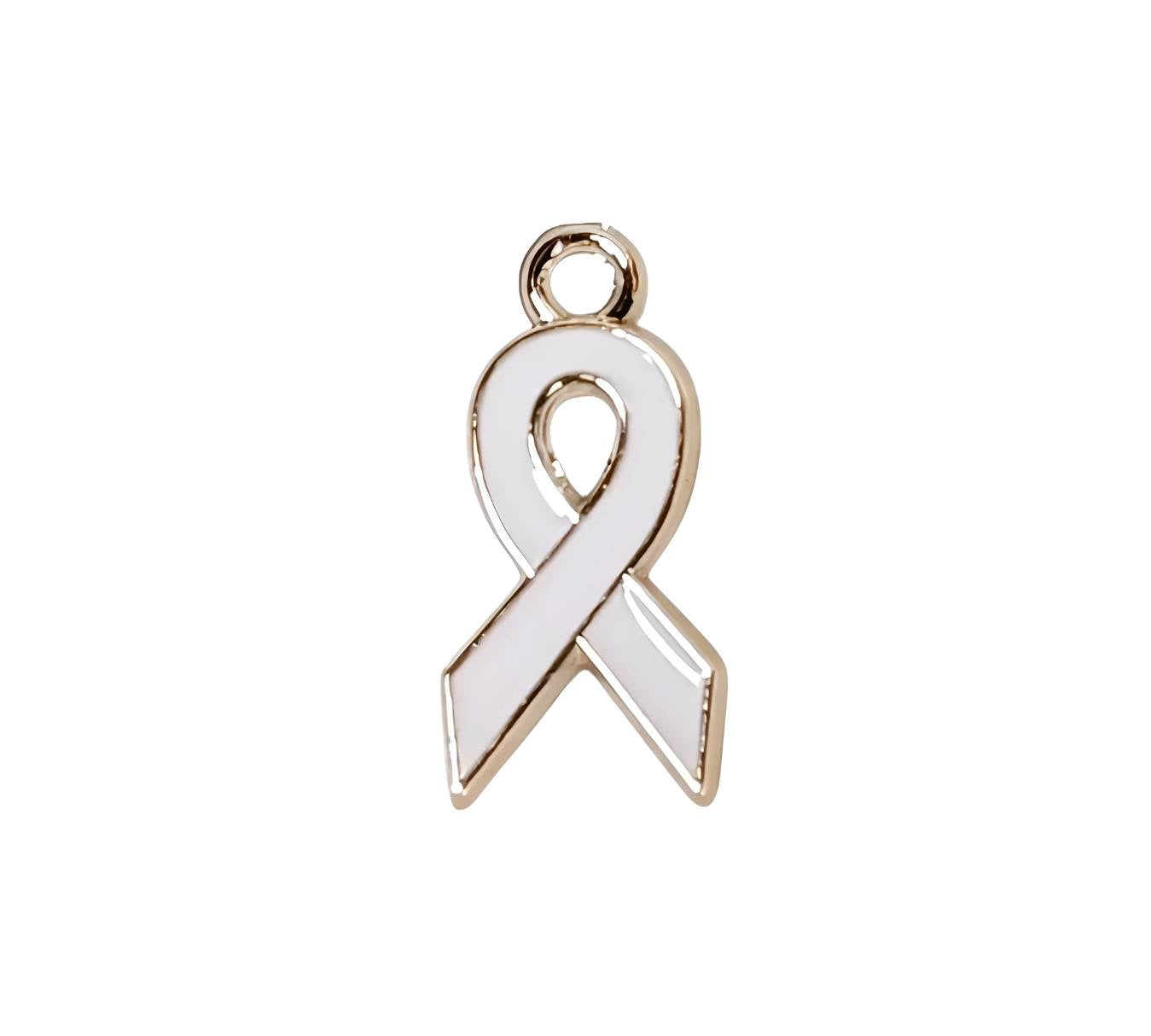 White Ribbon Charms