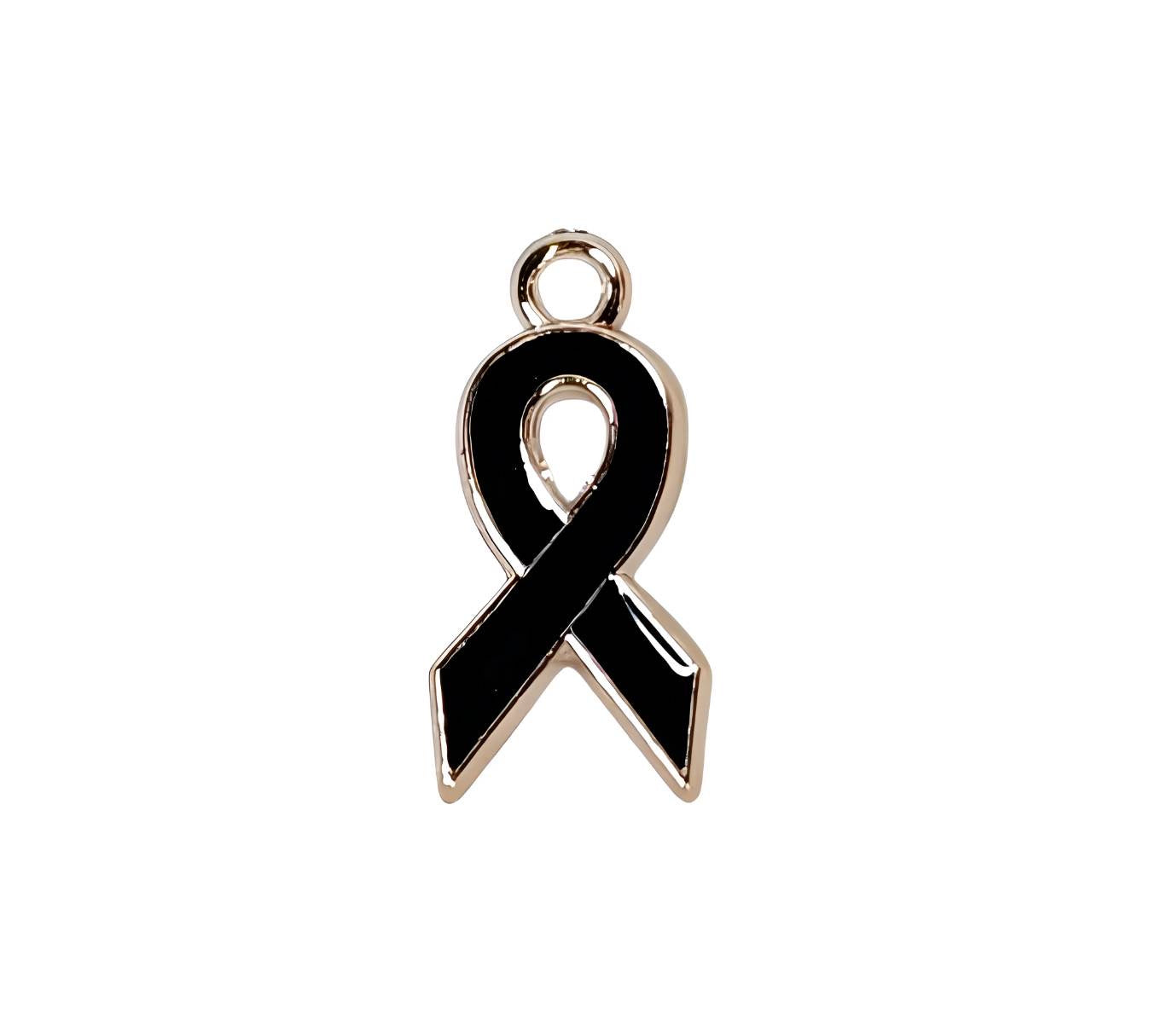 Black Ribbon Charms