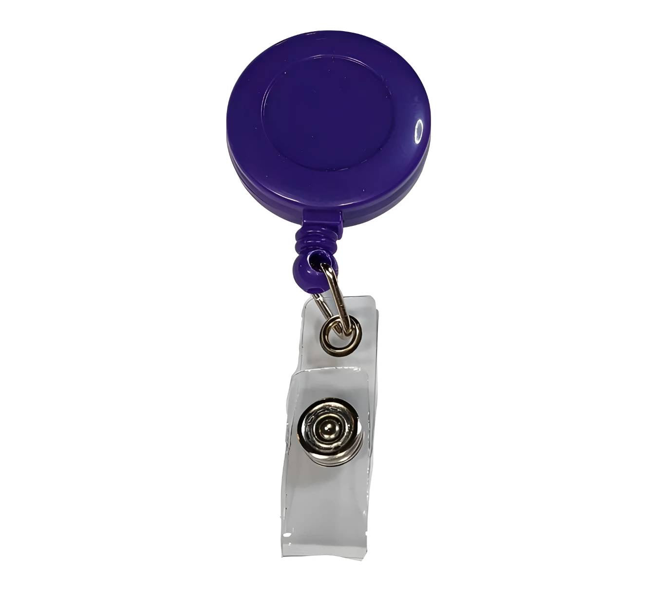 Beadable Badge Purple