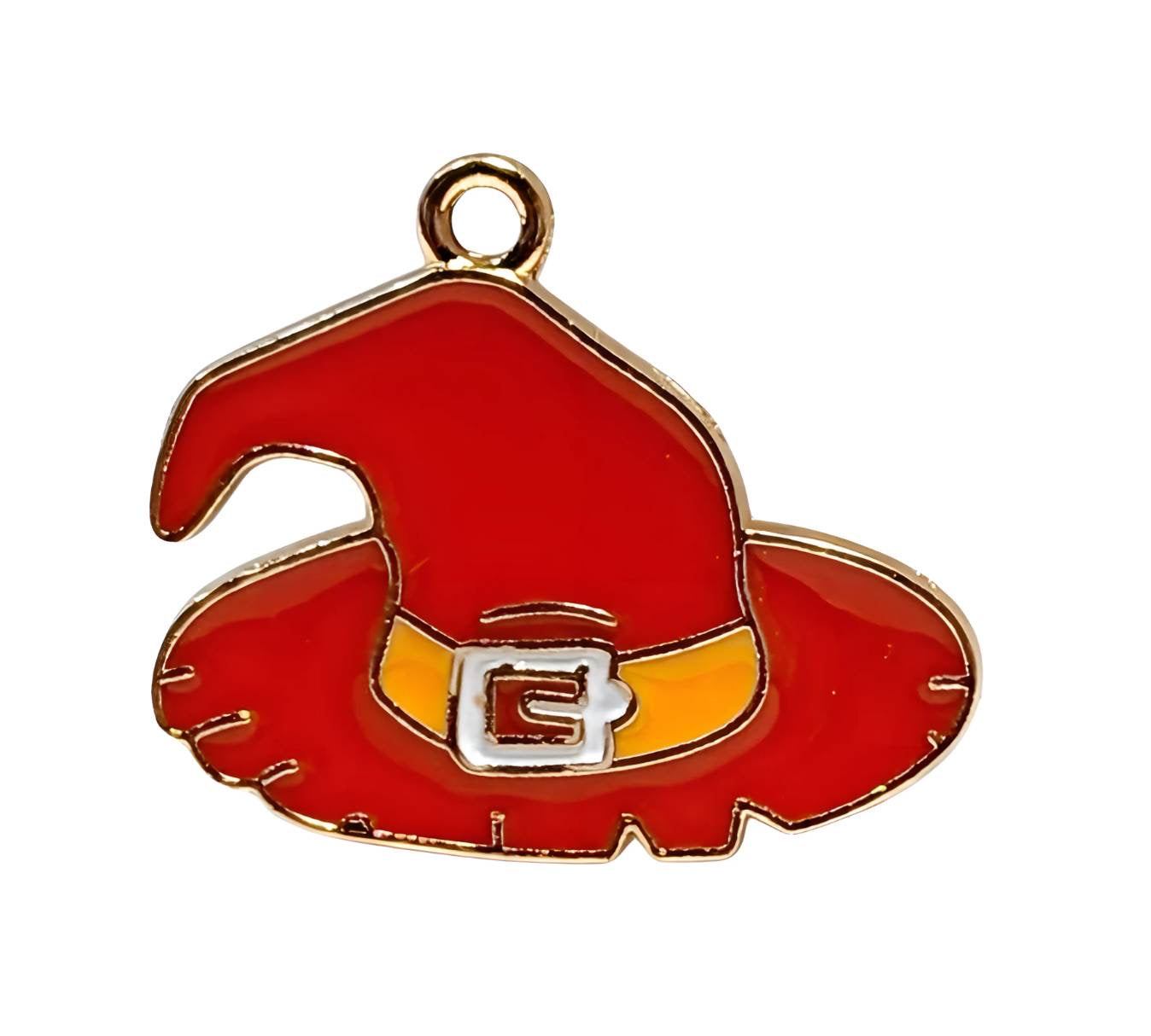 Red Witch Hat Charms