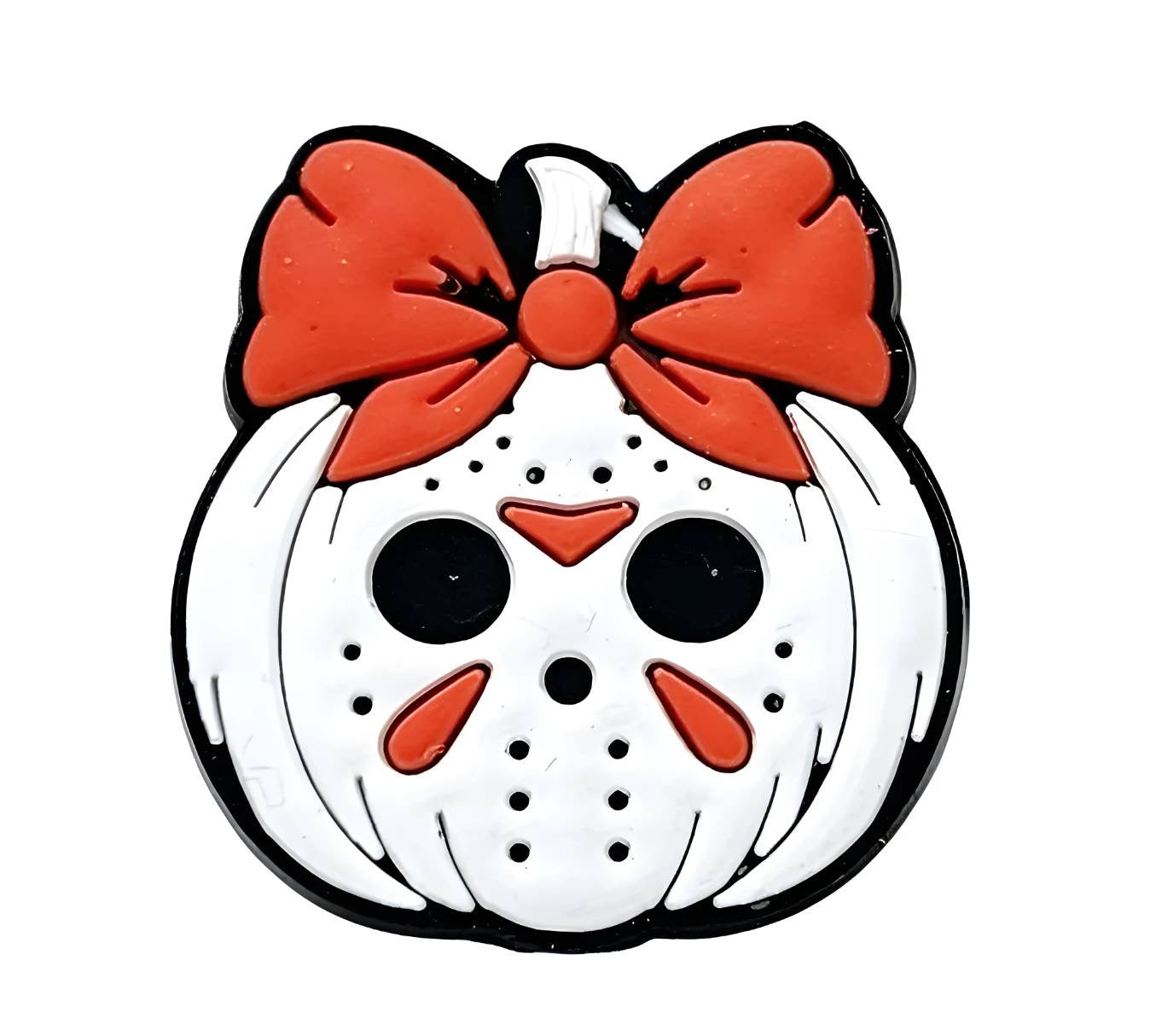 Pumpkin Crystal Lake Slasher Focal Beads