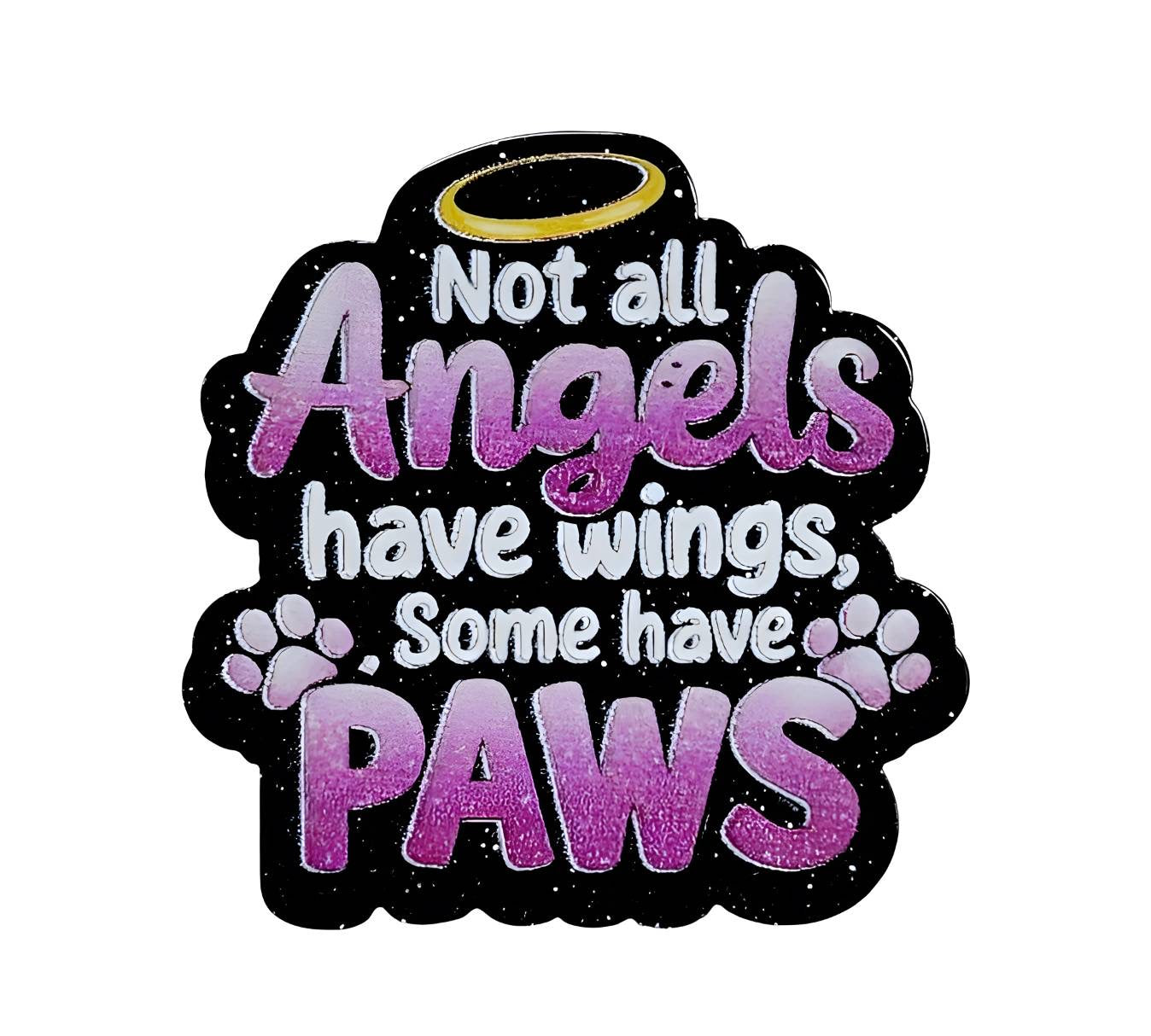Angel Paw ~ Acrylic Flatbacks (Exclusive Bailey's Beads Design)