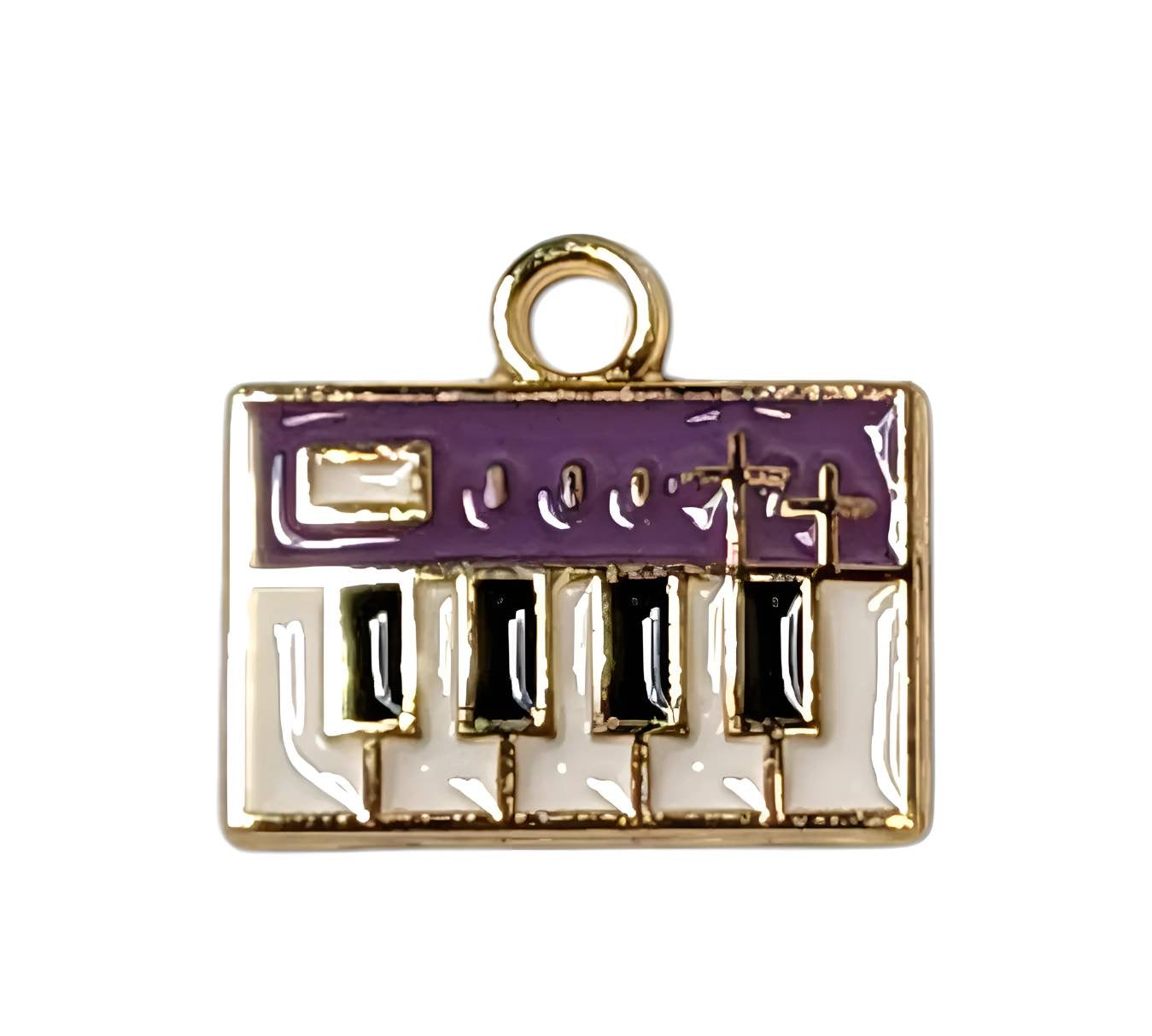 Piano Gold Plated Charms