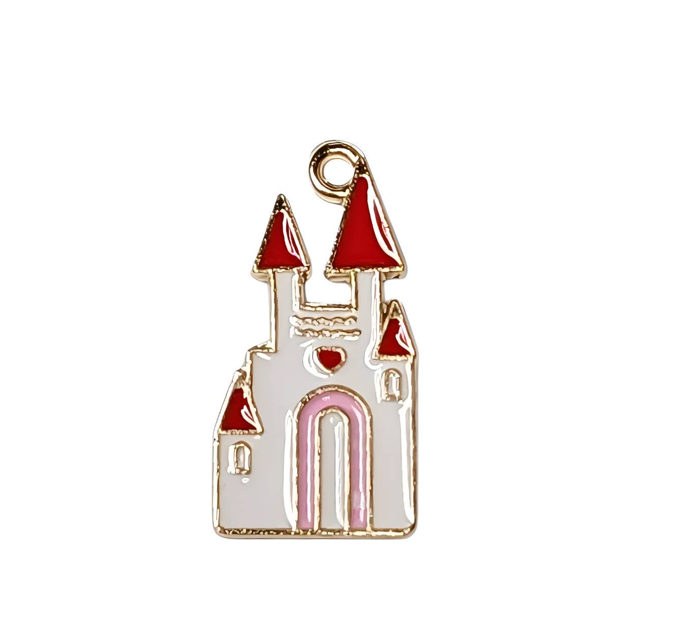 Castle Gold Plated Charms