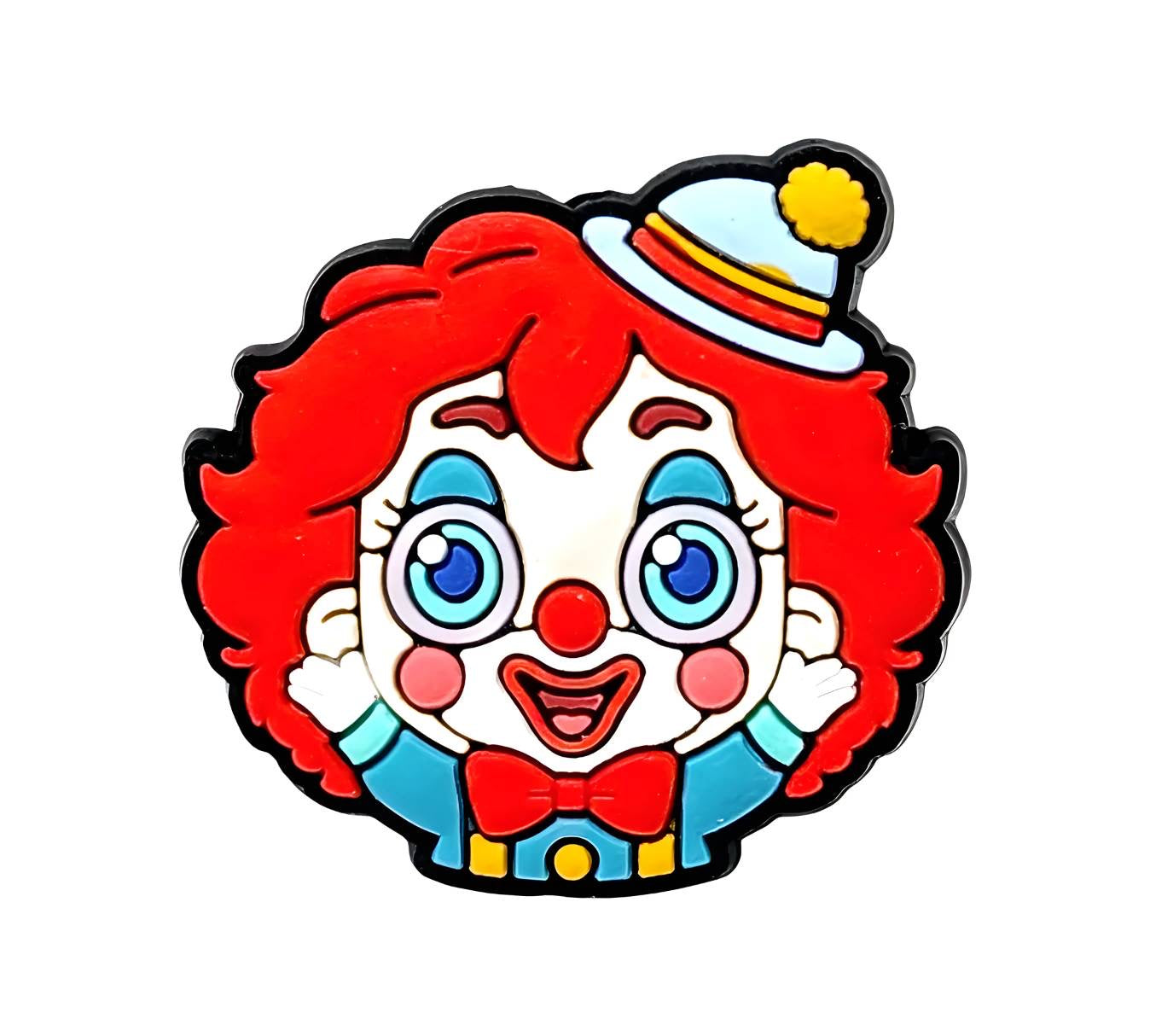 Clown Silicone Focal Bead (Custom Design by Bailey's Beads)