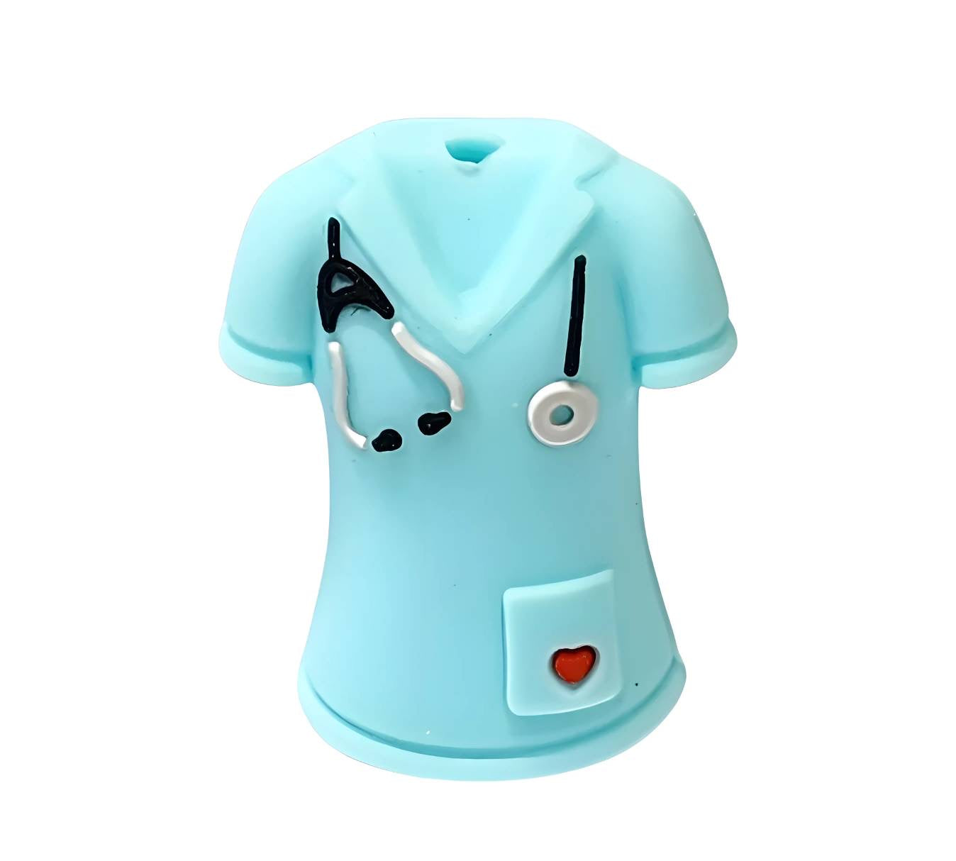 Blue Scrubs 3D Focal Beads