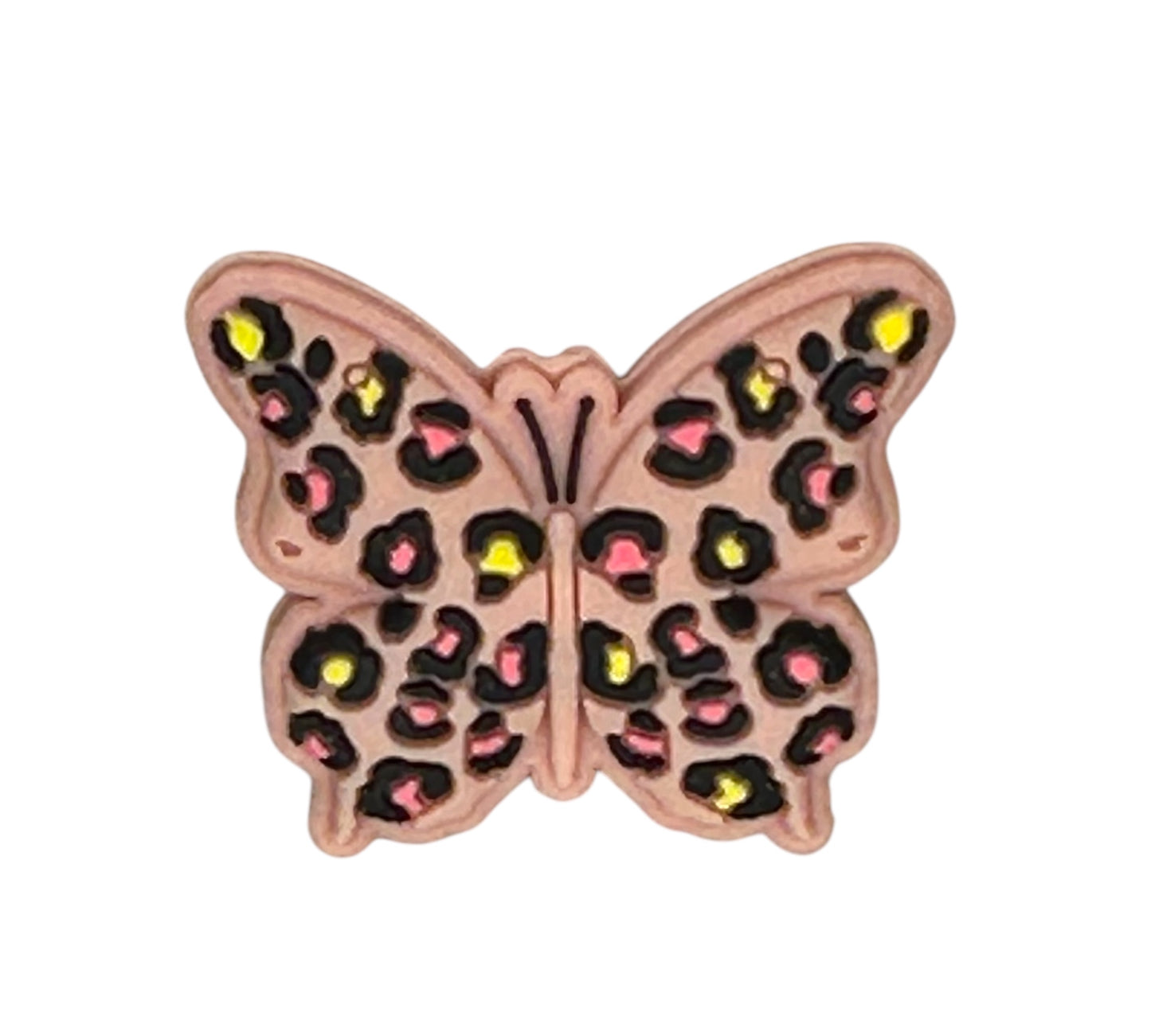 Pink Butterfly Focal Beads
