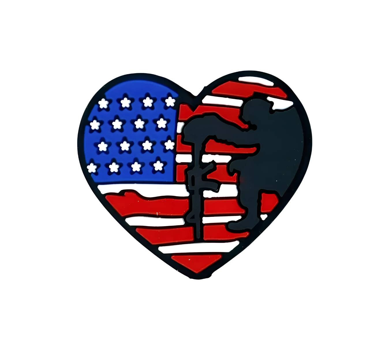 Solider Heart Focal Beads