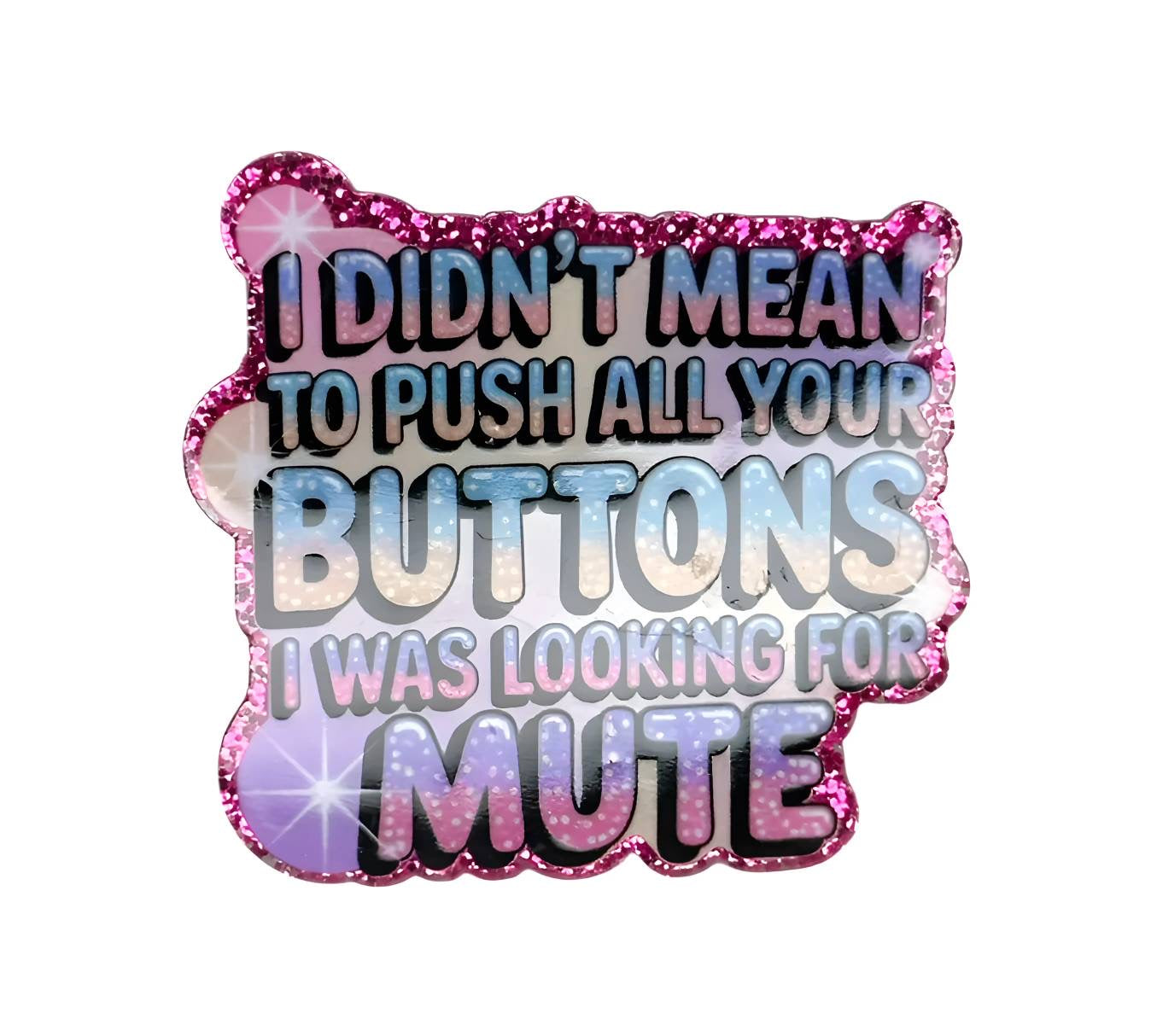 Looking for Mute ~ Acrylic Flatbacks (Exclusive Bailey's Beads Design)