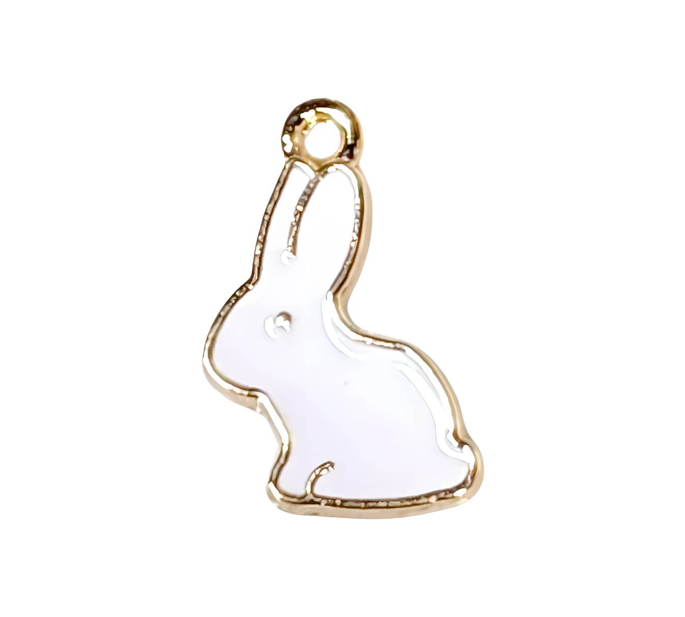 White Rabbit Gold Plated Charms