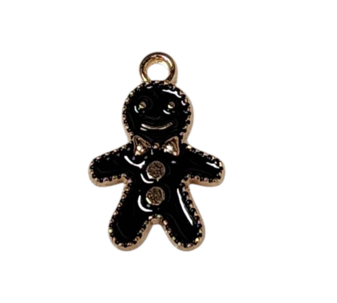 Black Gingerbread Charm