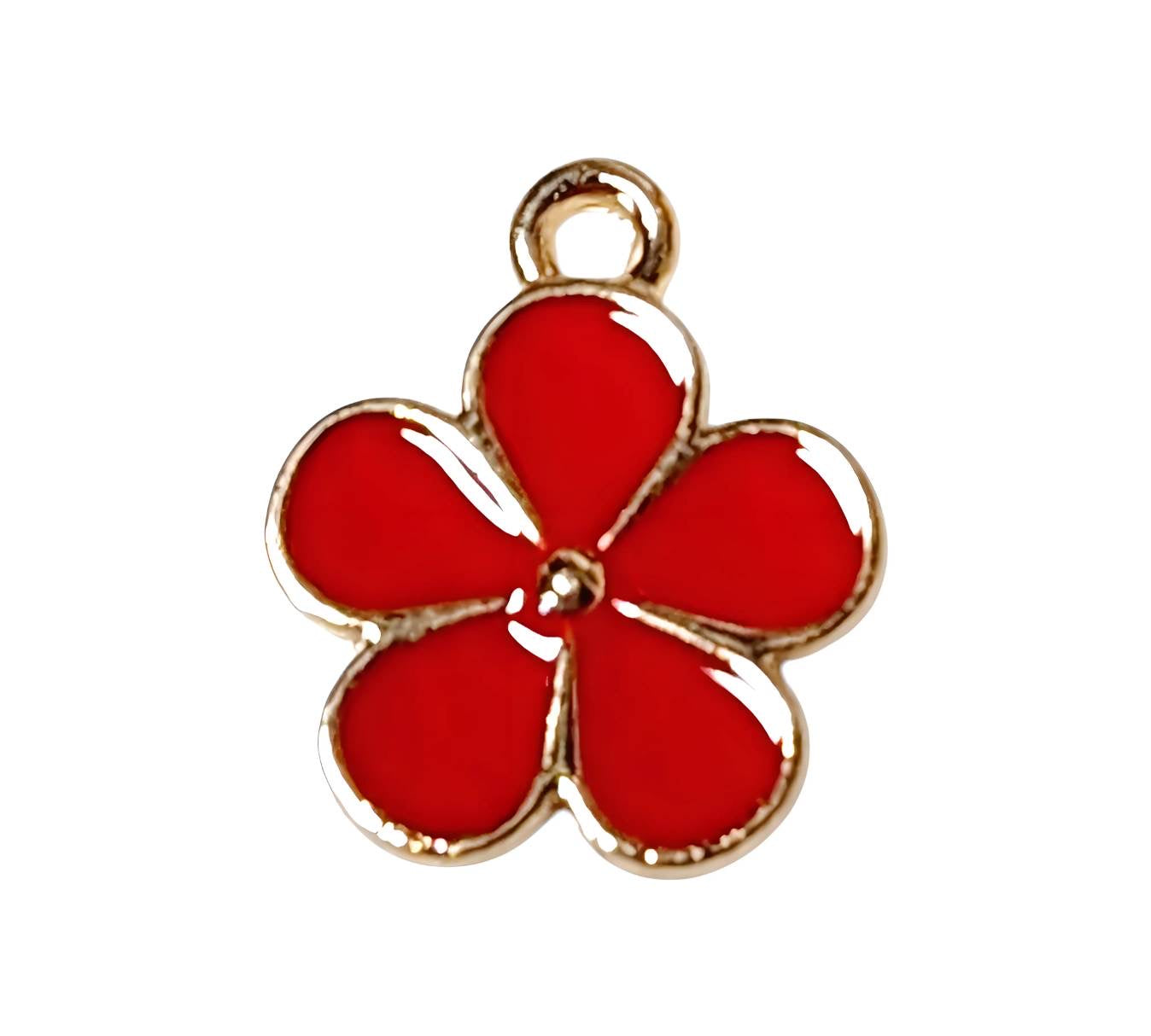Ruby Blossom Charms