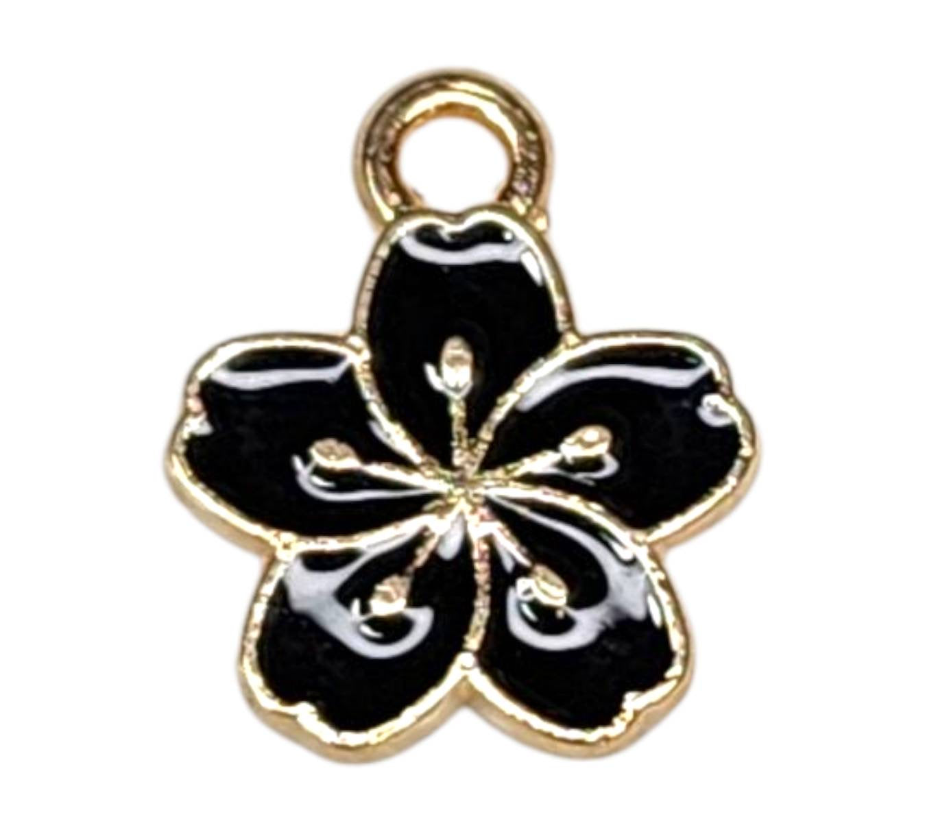 Ebony Blossom Charms