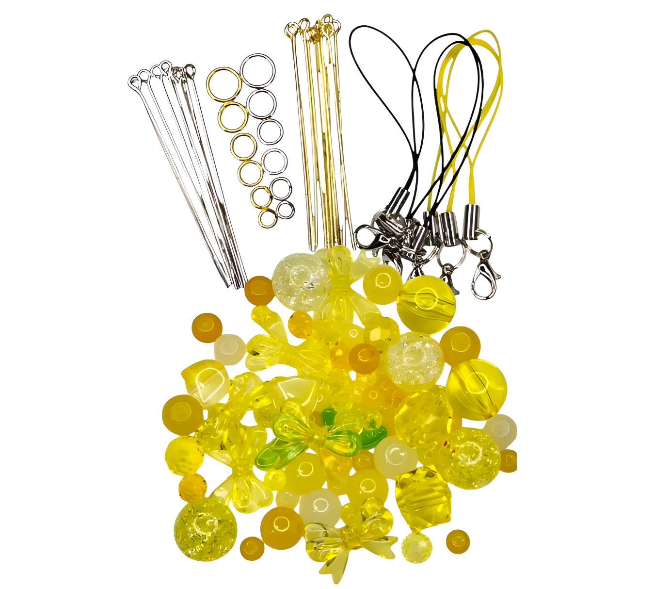 Yellow DIY Phone/Bag Bead Box