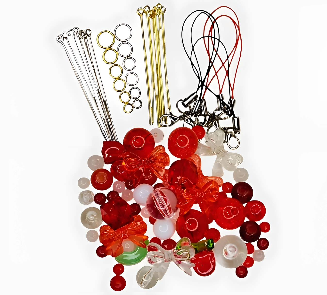 Red DIY Phone/Bag Bead Box