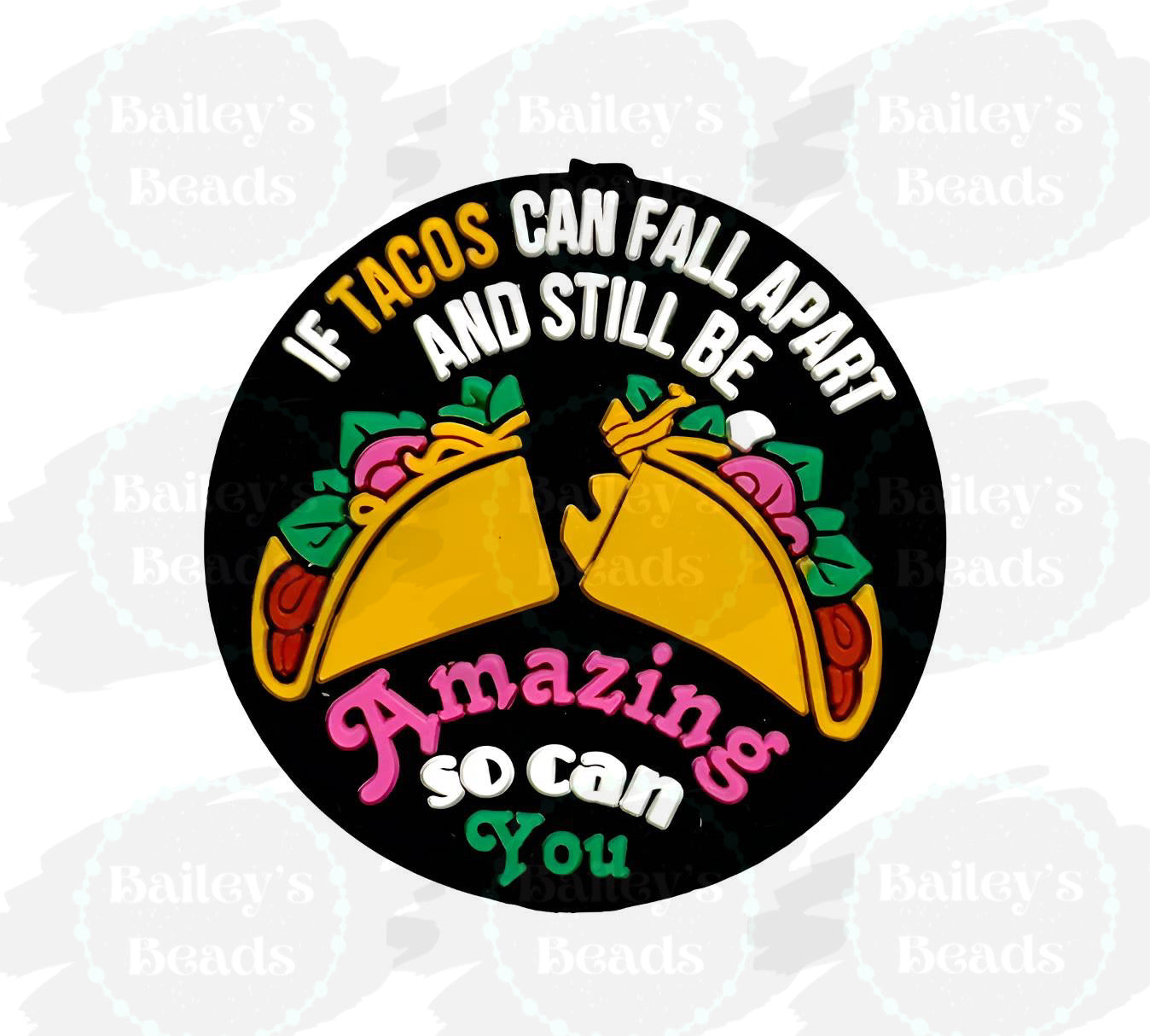 Amazing Taco Silicone Focal Beads (Bailey’s Beads Exclusive)