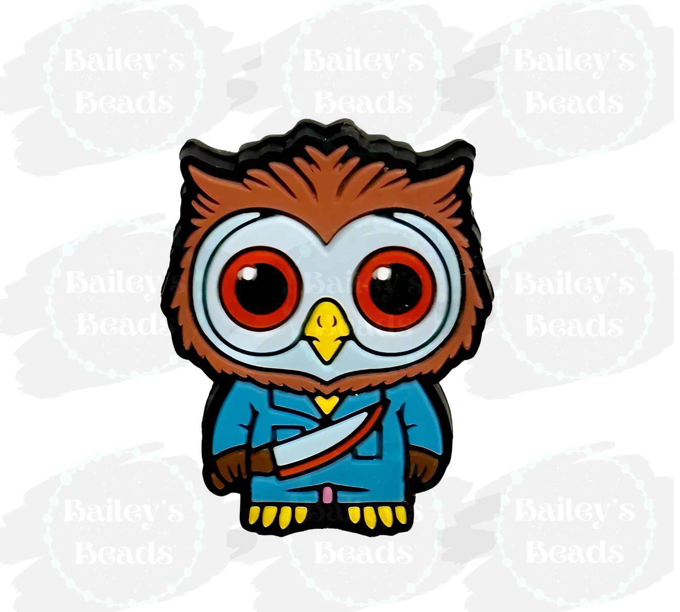 Crystal Lake Slasher Silicone Focal Beads (Bailey’s Beads Exclusive)