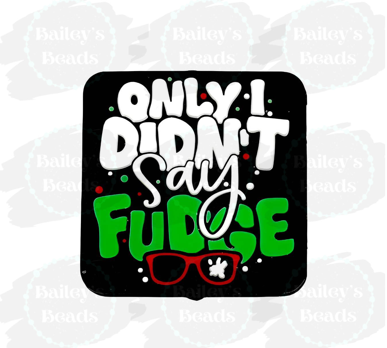 It Wasn't Fudge Silicone Focal Beads (Bailey’s Beads Exclusive)