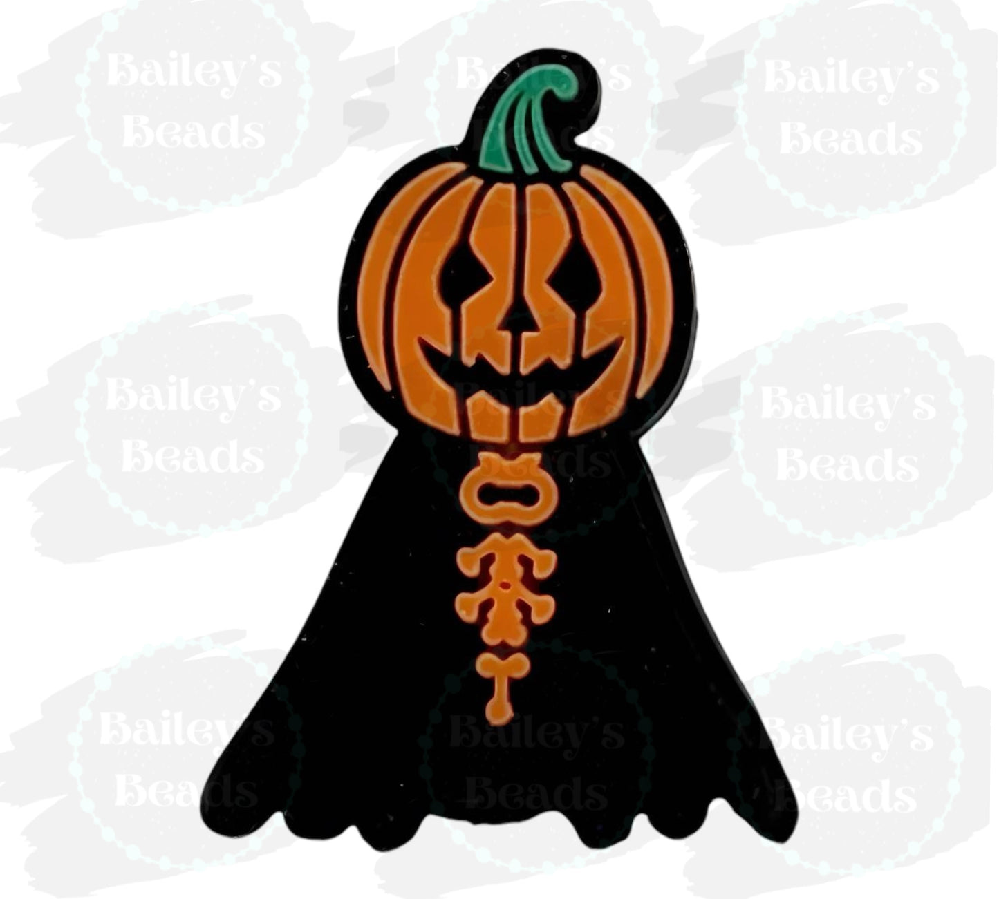 Pumpkin Silicone Focal Beads (Bailey’s Beads Exclusive)