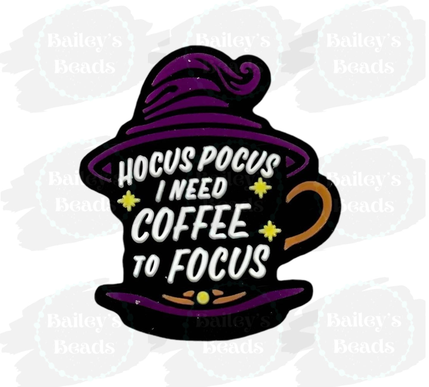 Hocus Pocus Coffee Silicone Focal Beads (Bailey’s Beads Exclusive)
