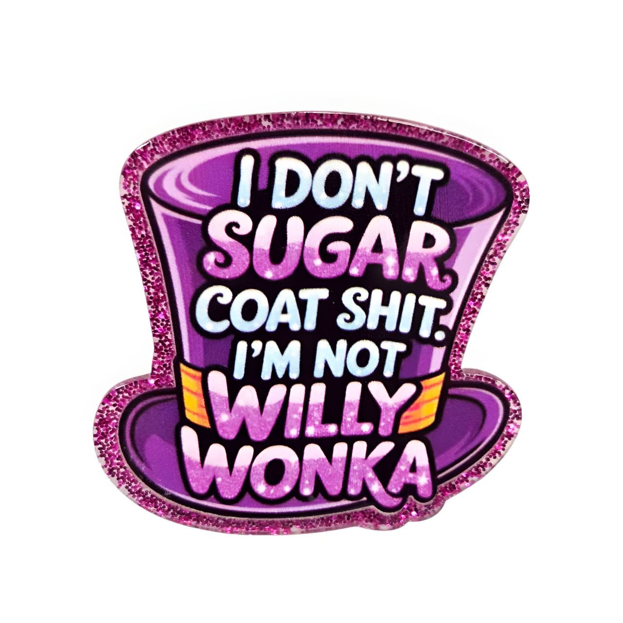 Willy Wonka~ Acrylic Flatbacks (Exclusive Bailey's Beads Design)