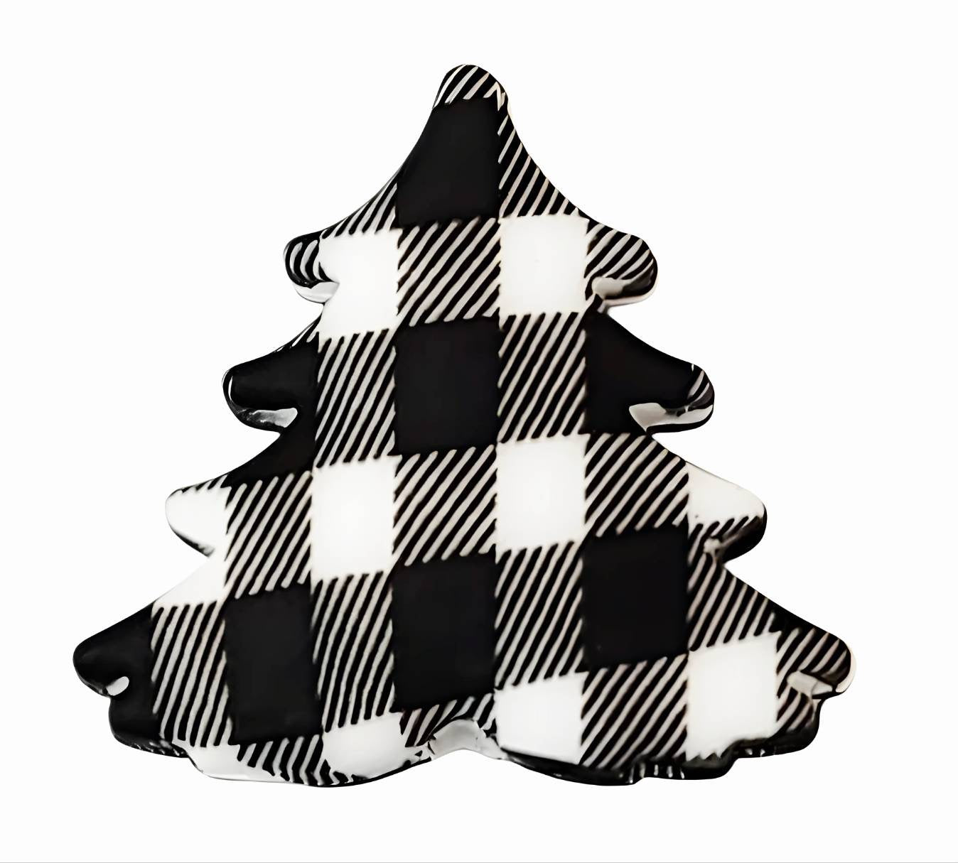 Buffalo Plaid Printed Silicone Focal Beads (Bailey's Beads Exclusive)