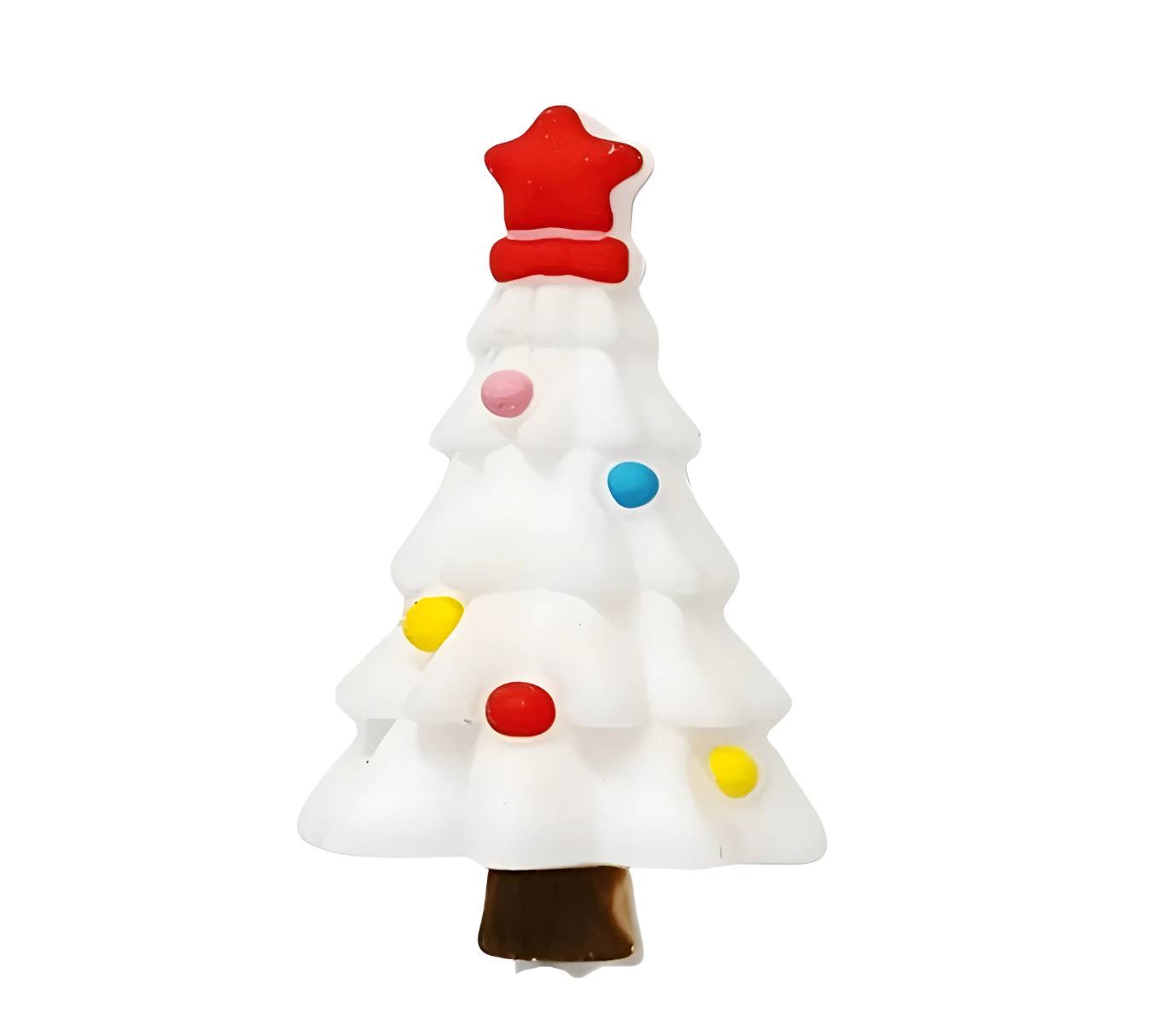 3D White Tree Focal Beads