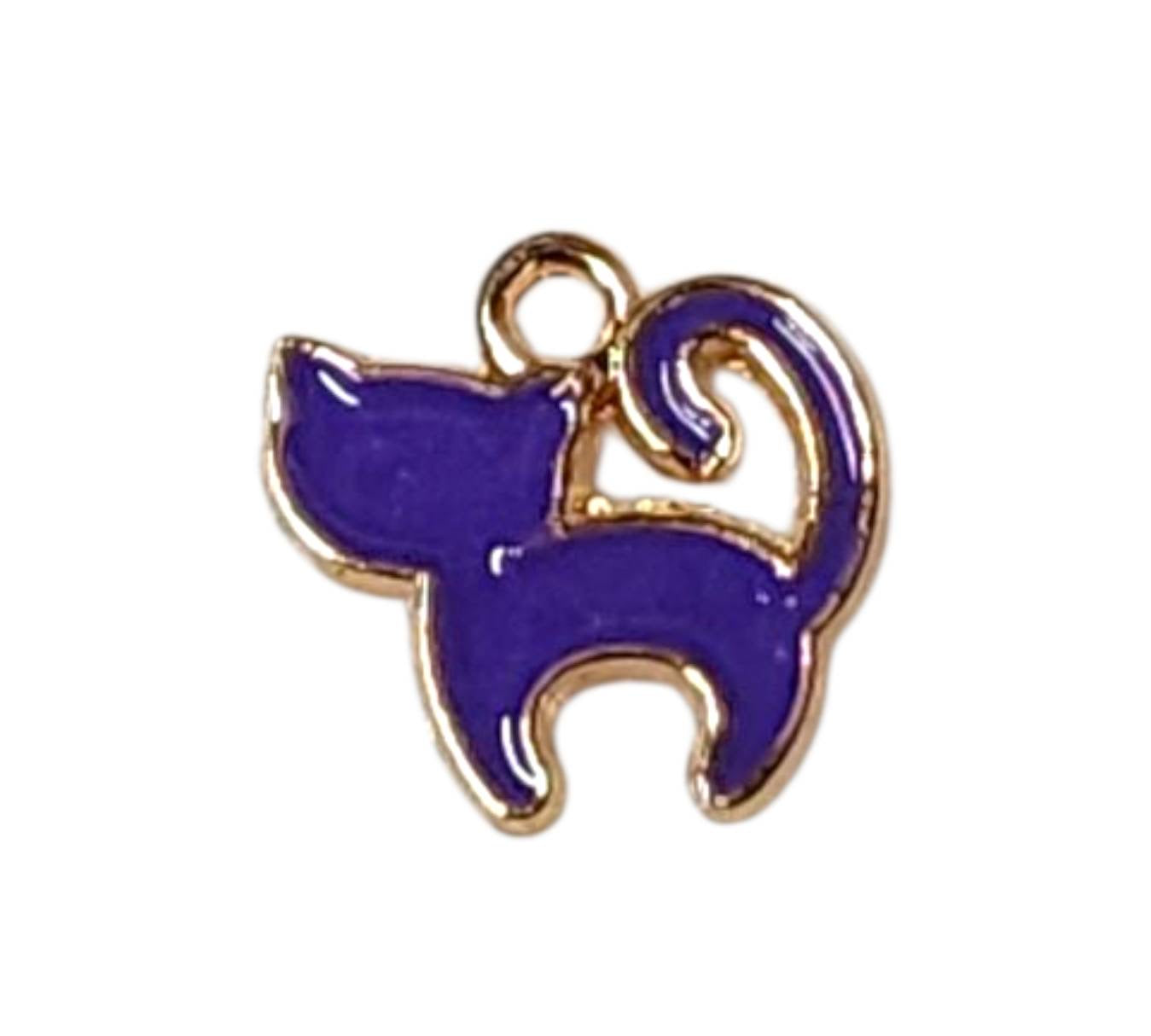 Purple Cat Charms