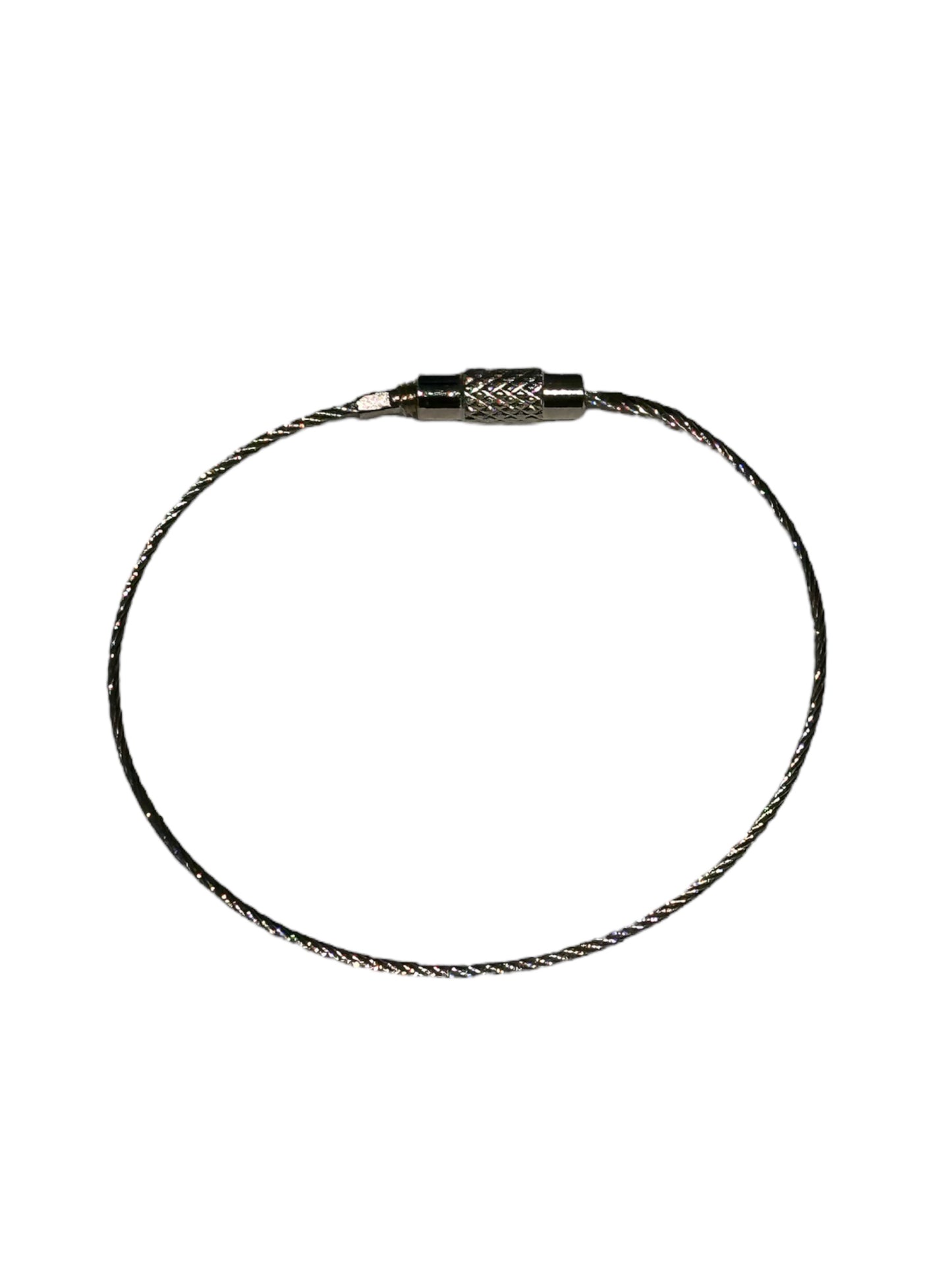 Silver Small wire Keychain (6 inches)